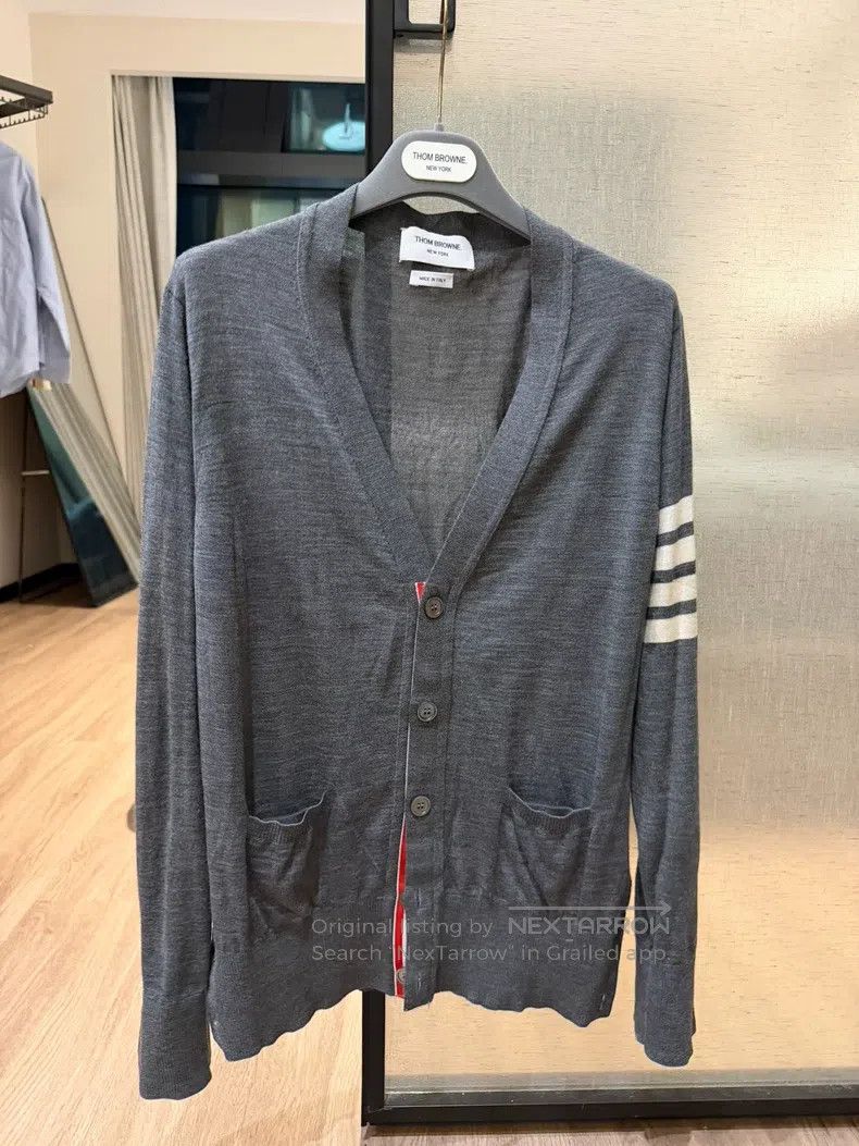 Thom Browne Thom Browne Wool Cardigan Size US M / EU 48-50 / 2 - 5 Thumbnail