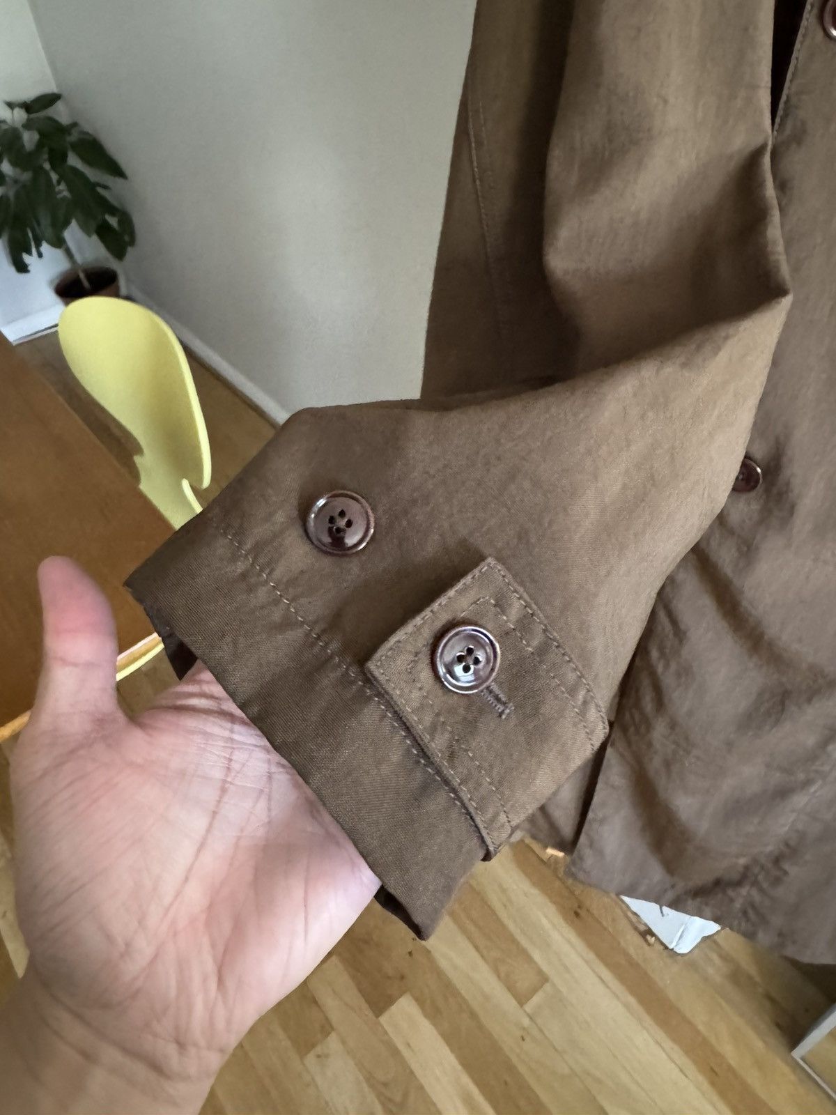 Lemaire Lemaire Rain Coat in Kobicha Brown SS22 Size US S / EU 44-46 / 1 - 8 Thumbnail