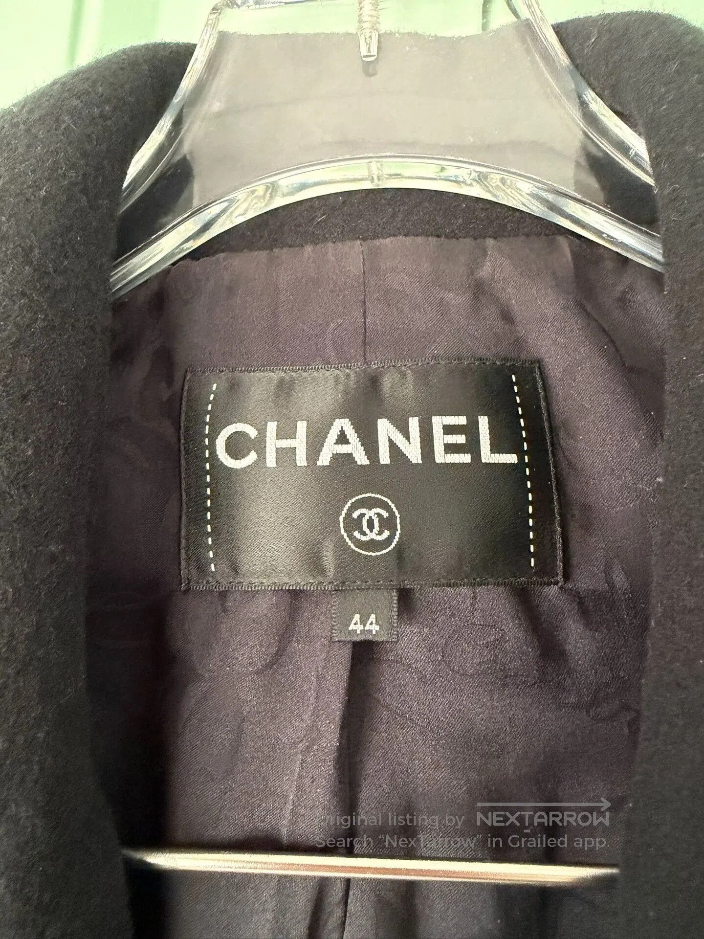 Chanel Chanel Women's Black Tweed Jacket. Size M / US 6-8 / IT 42-44 - 3 Thumbnail