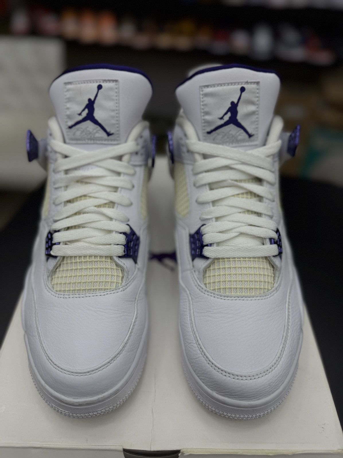 Jordan Brand Jordan 4 Metallic Purple Size 12 (CT8527-115) Size US 12 / EU 45 - 3 Thumbnail