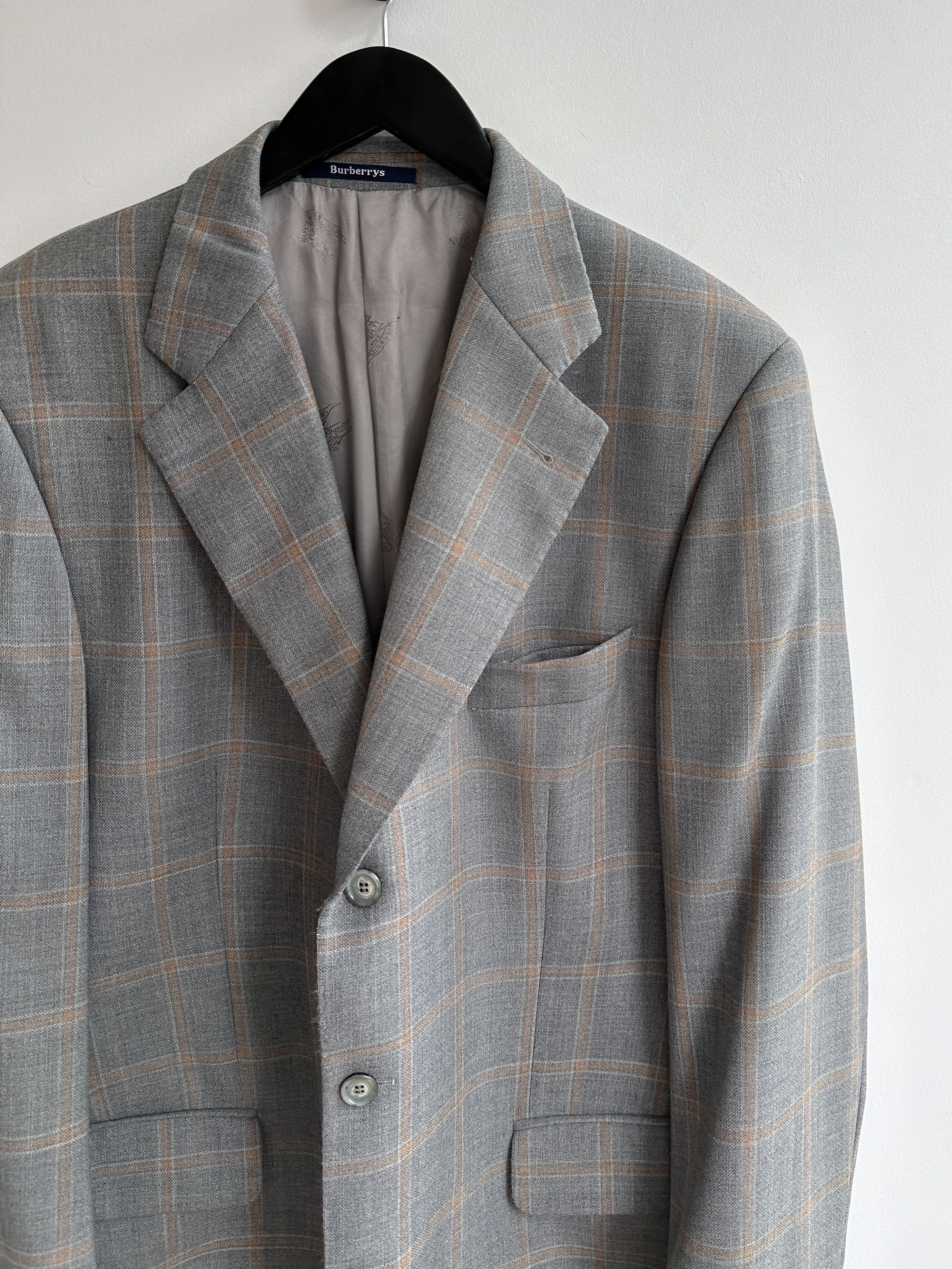 Burberry Vintage Burberry x Ermenegildo Zegna Blazer Jacket Size 52R - 4 Thumbnail