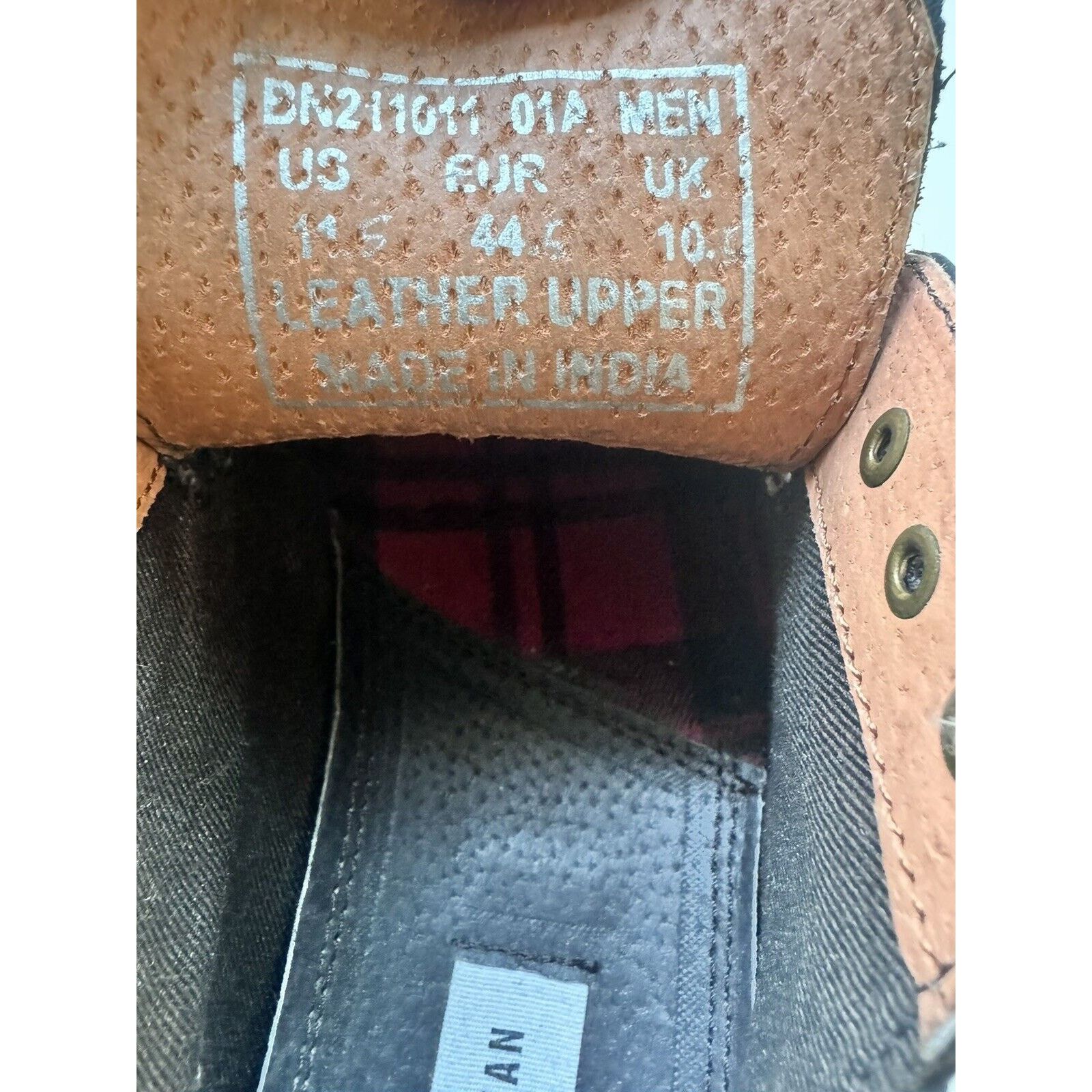 Ben Sherman BEN SHERMAN WINGTIP BN21011 01A BLACK OXFORD SHOES 10 Size US 10 / EU 43 - 6 Thumbnail