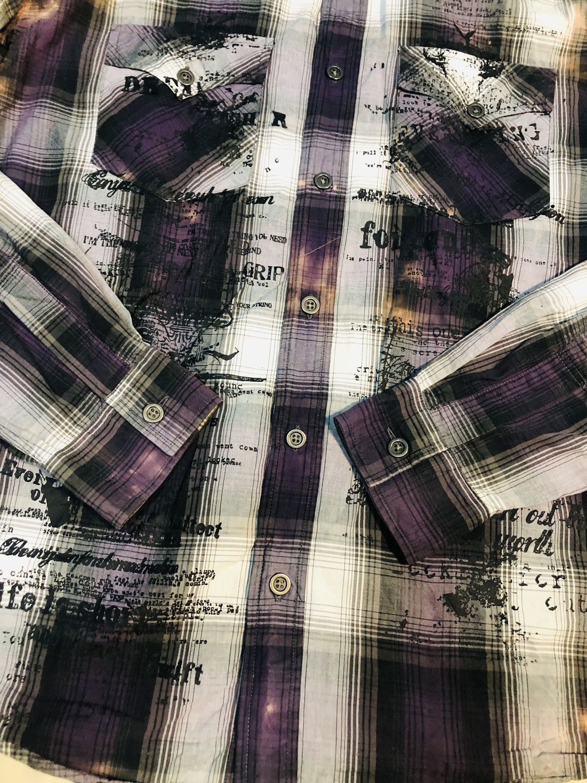 If Six Was Nine × Japanese Brand Batsu Studio Japan Punk Buttoned Shirt (16) Size US XL / EU 56 / 4 - 6 Thumbnail