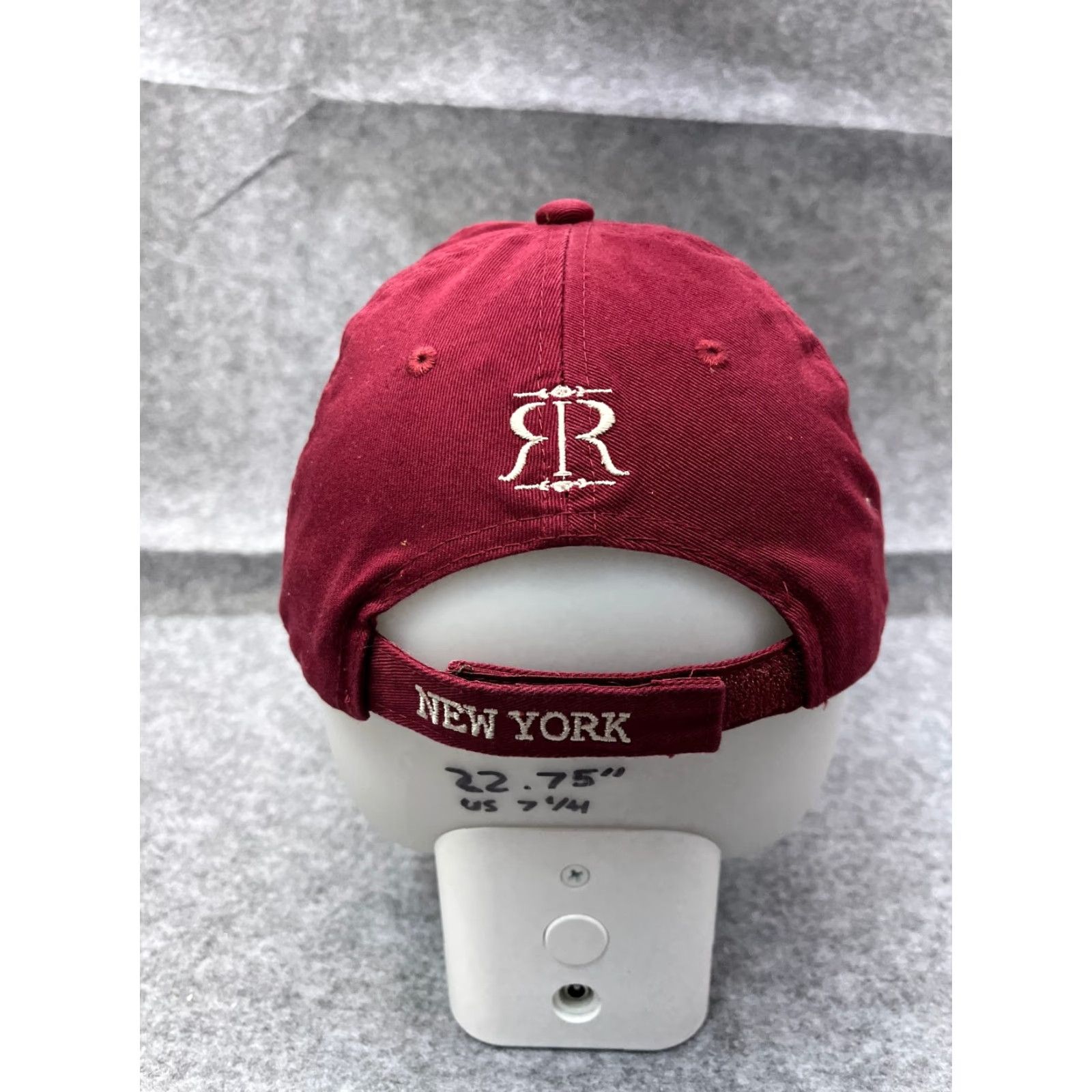 Vintage Robin Ruth Hat Cap Strap Back Adult One Size Red Cotton Embroidered Baseball Cap Size ONE SIZE - 6 Thumbnail