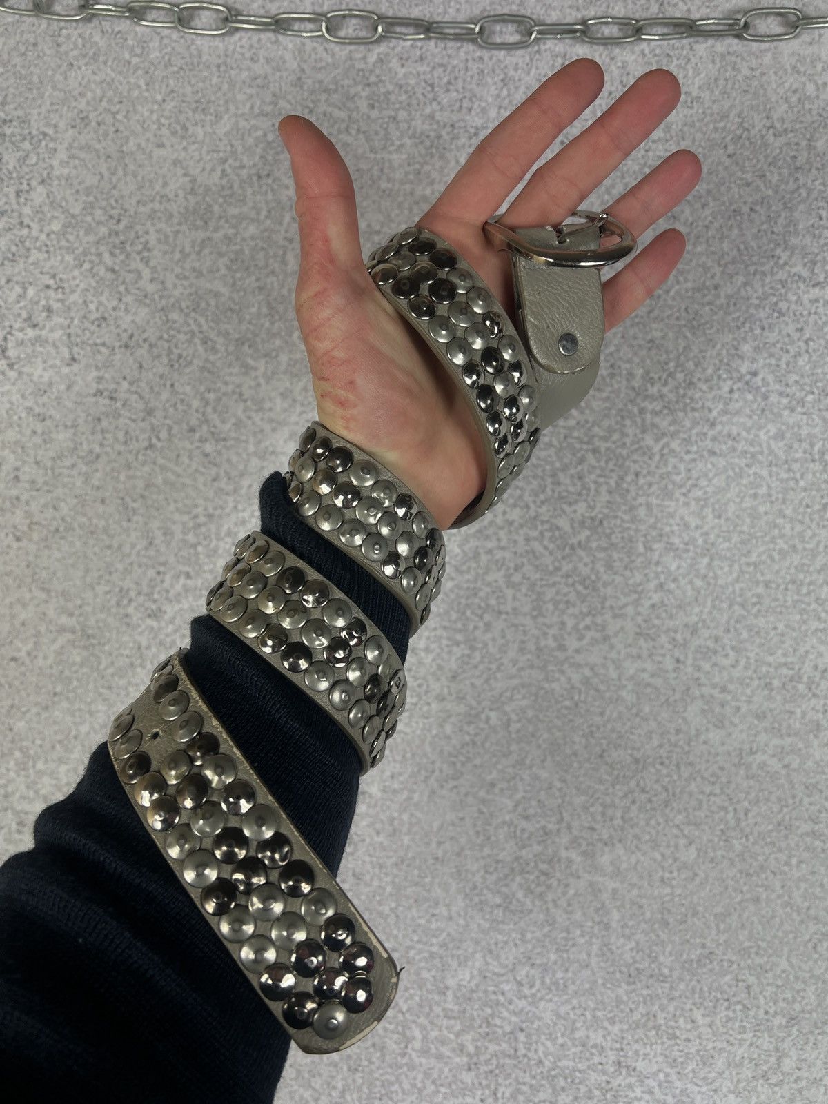 Hysteric Glamour Vintage Y2K Leather Simon B.B. Style Avant Garde Belts Size ONE SIZE - 1 Thumbnail