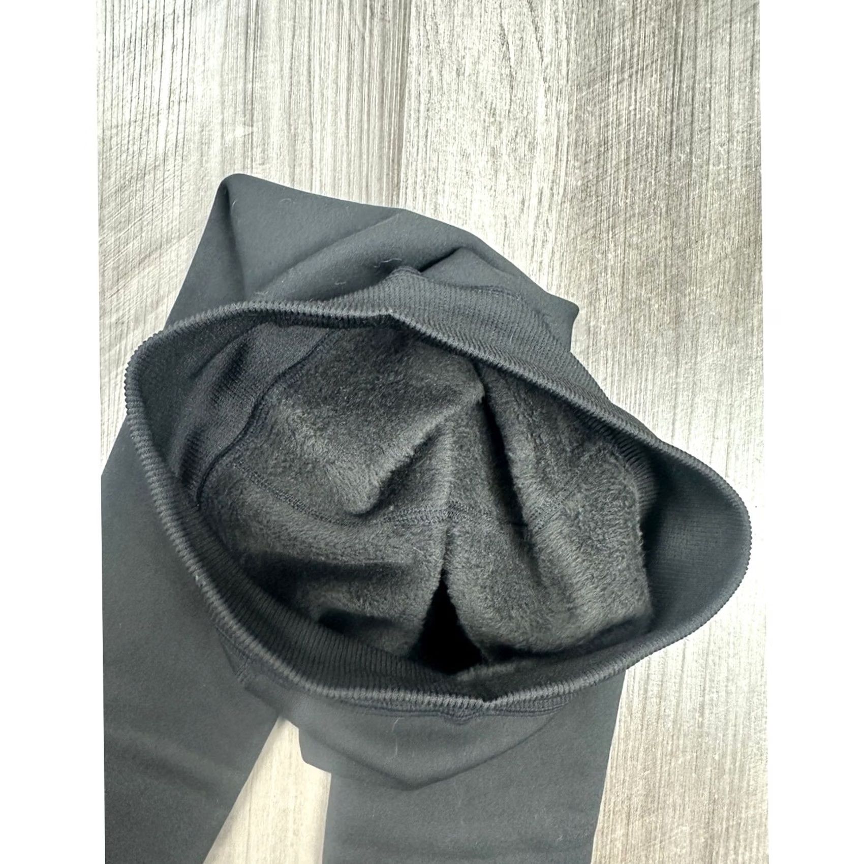 Vintage Women’s Fleece Lined Stirrup Leggings Black Winter Thermal Small Size 28" / US 6 / IT 42 - 7 Thumbnail