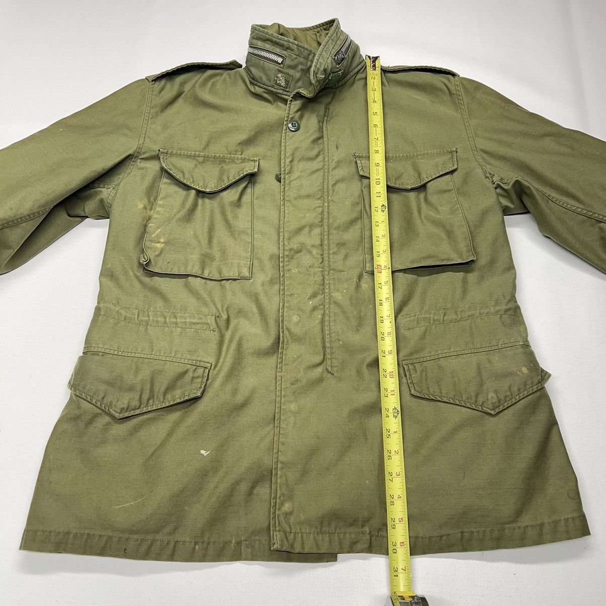 Vintage VTG Army Jacket Green M-65 Coat Field Cold Weather Military Size US M / EU 48-50 / 2 - 23 Thumbnail