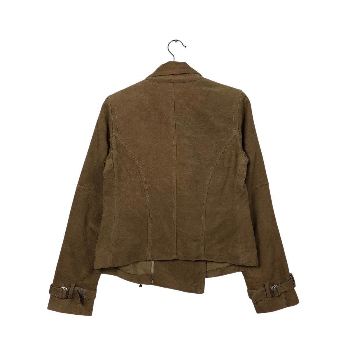 Hysteric Glamour 🔥VTG CROPPED BIKER JACKET MOLESKIN DOUBLE COLLAR MARGINAL Size US S / EU 44-46 / 1 - 10 Thumbnail
