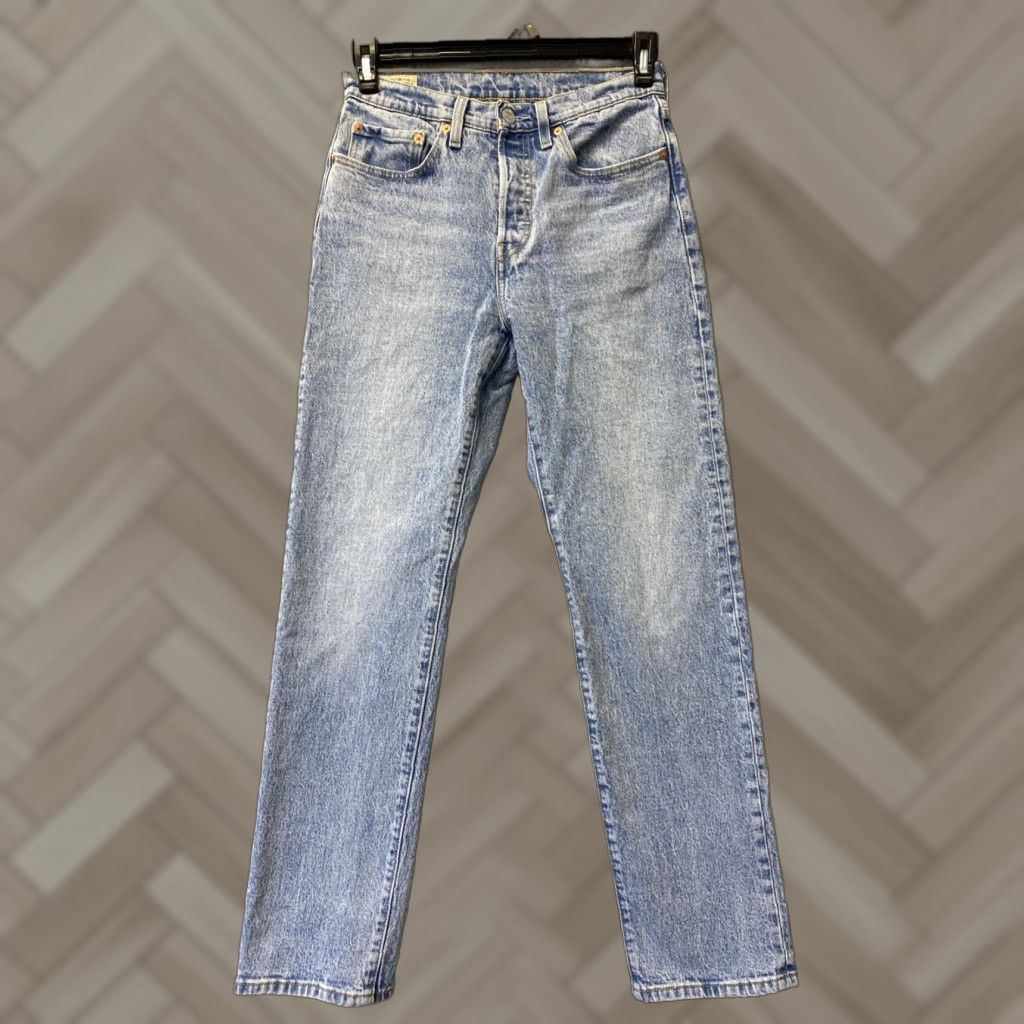 Levi’s Jeans 501 Men’s 28x32 Blue Donut Fly Button USA Levis Big E