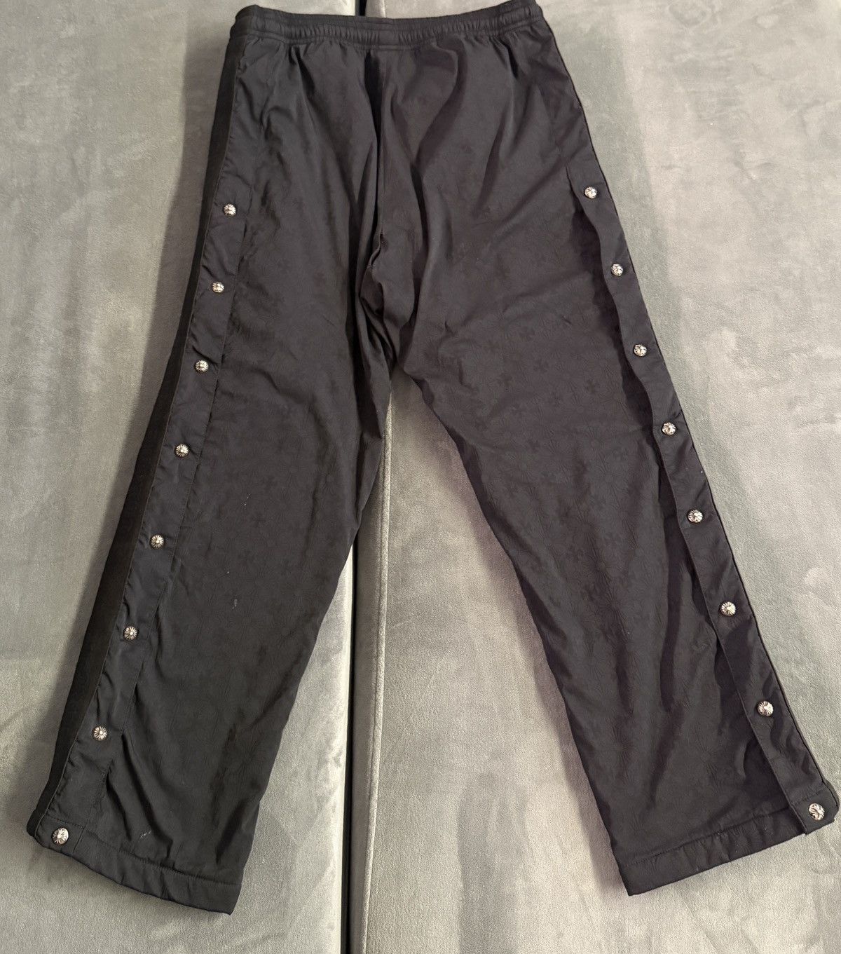 Chrome Hearts Chrome hearts Silver Button down track pants w/ size M Size US 30 / EU 46 - 5 Thumbnail