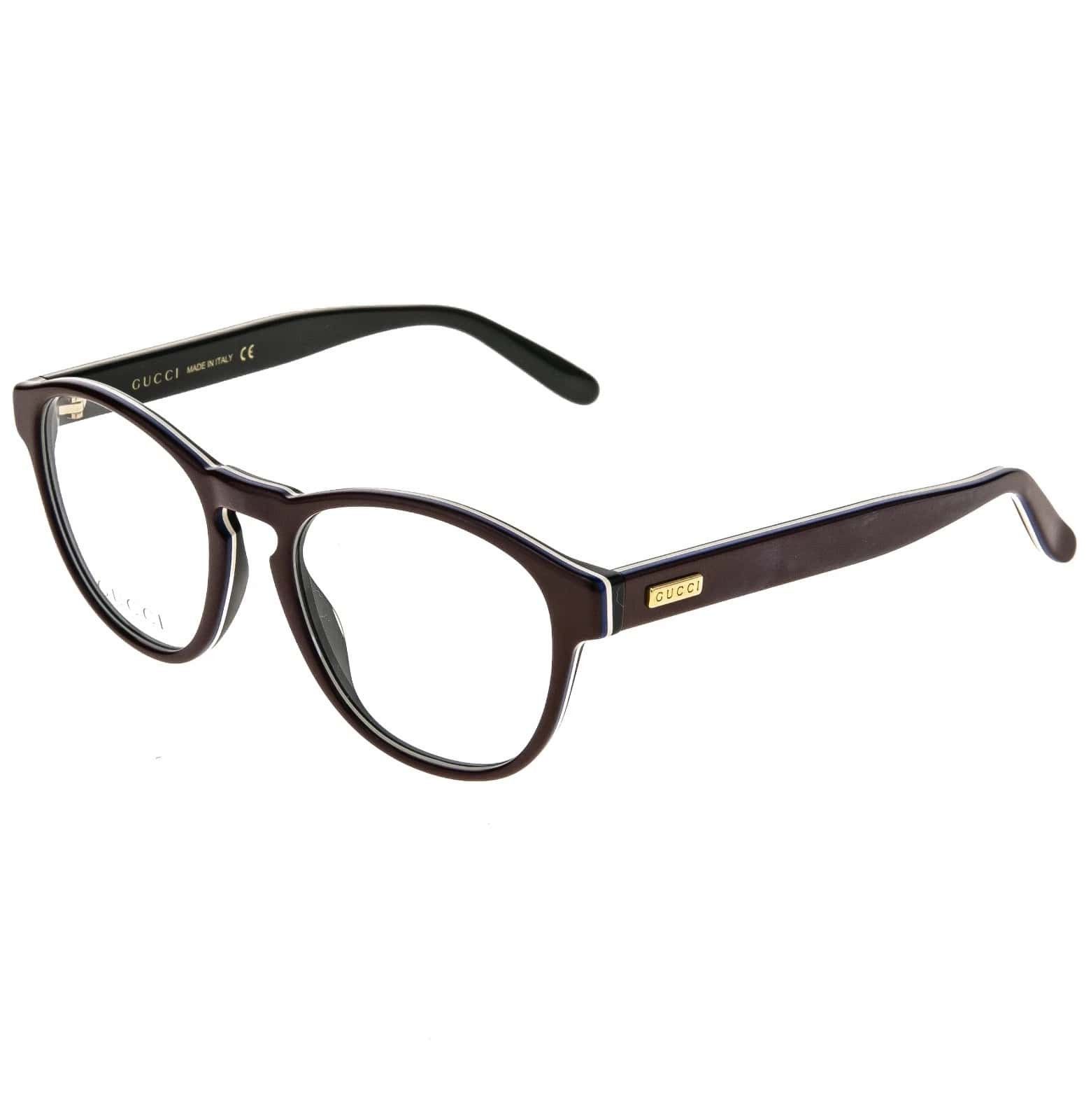 Gucci GUCCI GG0273O 0273 Burgundy Black White Eyeglasses 003 Size ONE SIZE - 7 Thumbnail