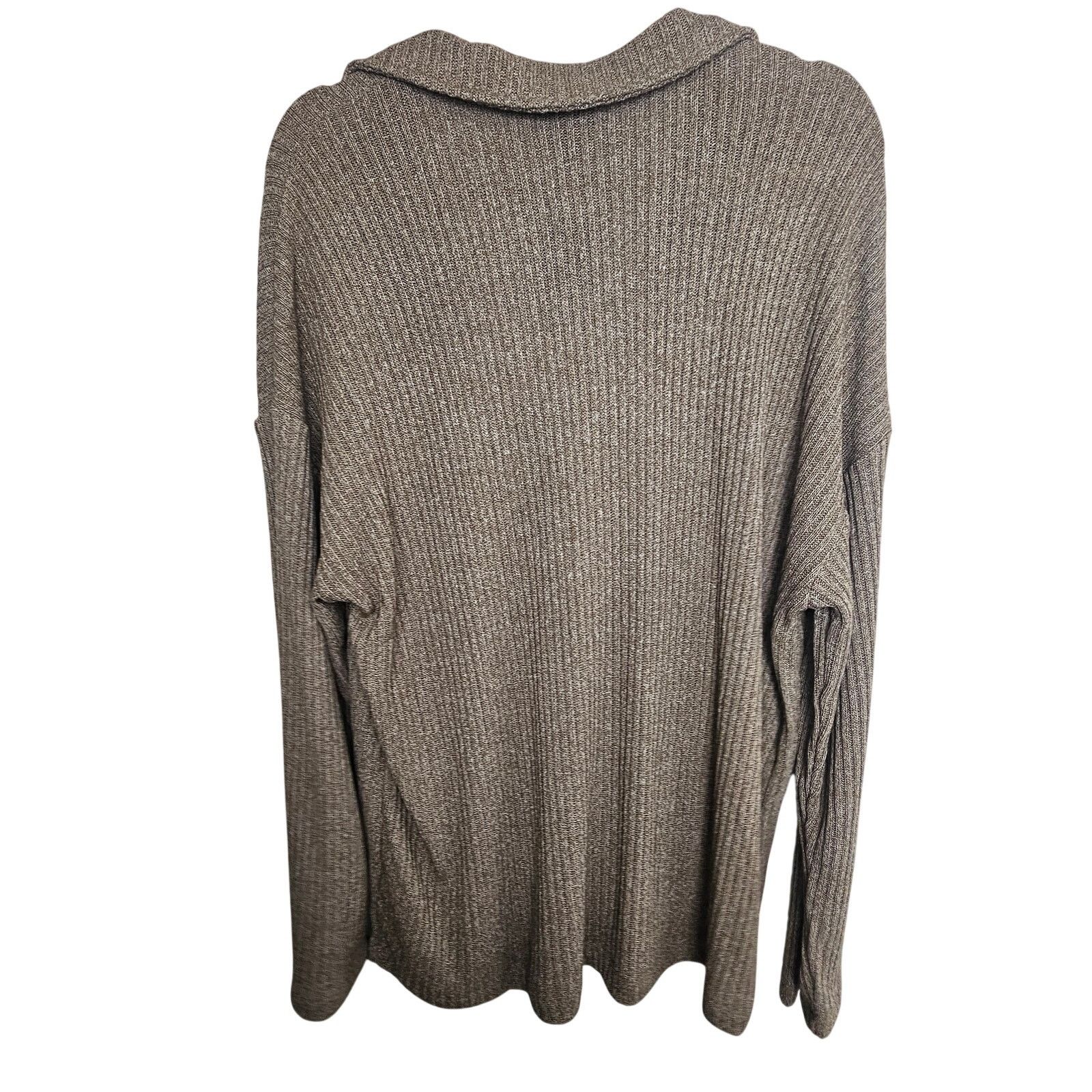 Corridor Torrid Womens Ribbed Collared Hacci Knit Bronze Sweater Size XL / US 12-14 / IT 48-50 - 11 Thumbnail
