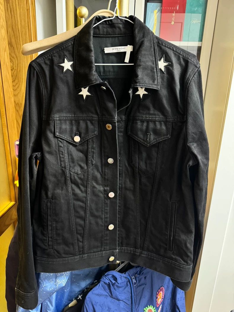 Givenchy Givenchy Starry Jeans Jacket, Size L Size US L / EU 52-54 / 3 - 1 Thumbnail