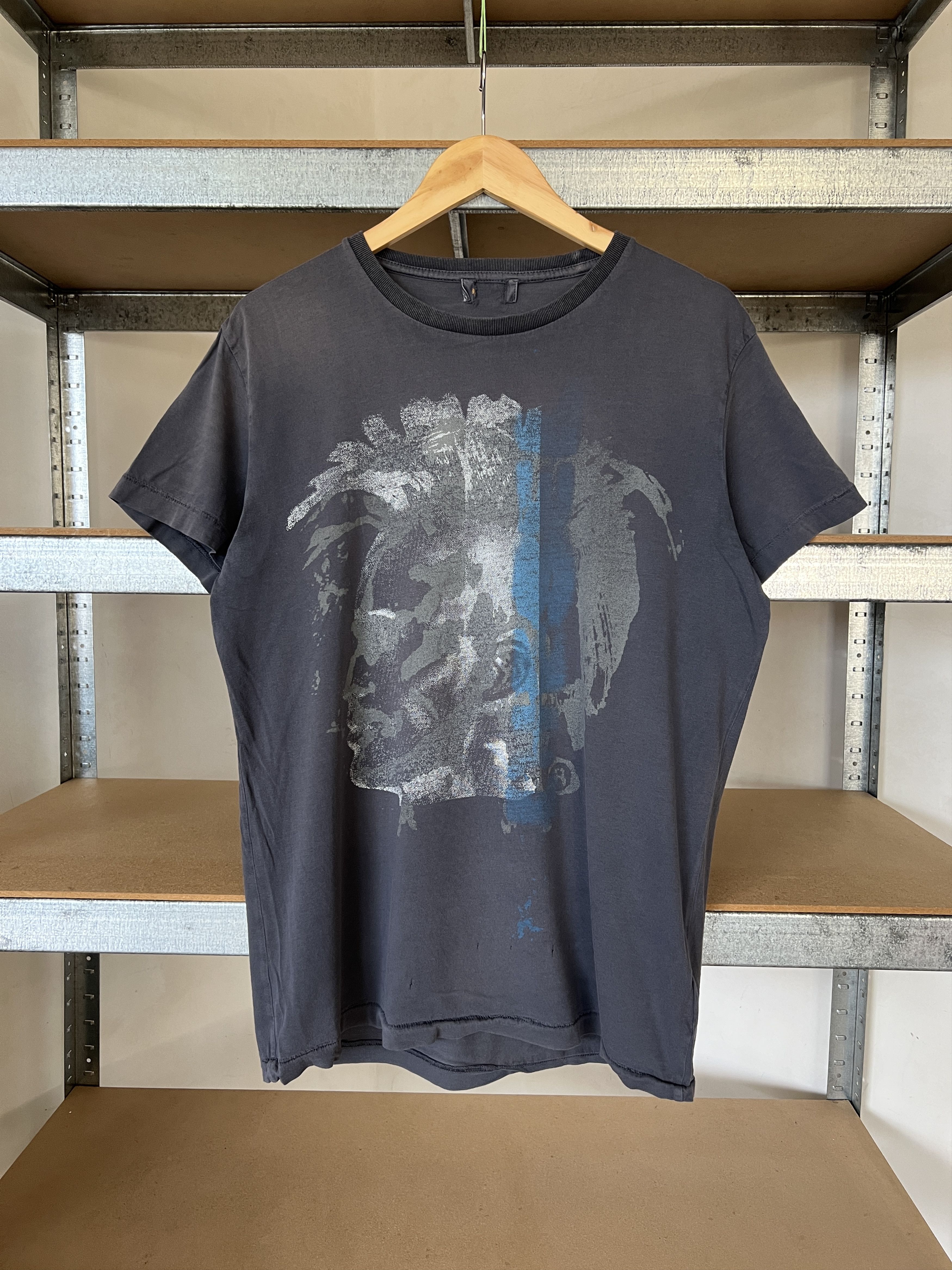 Diesel × Vintage Vintage Y2K Diesel Big Logo Streetwear T-shirt Size US XL / EU 56 / 4 - 1 Thumbnail