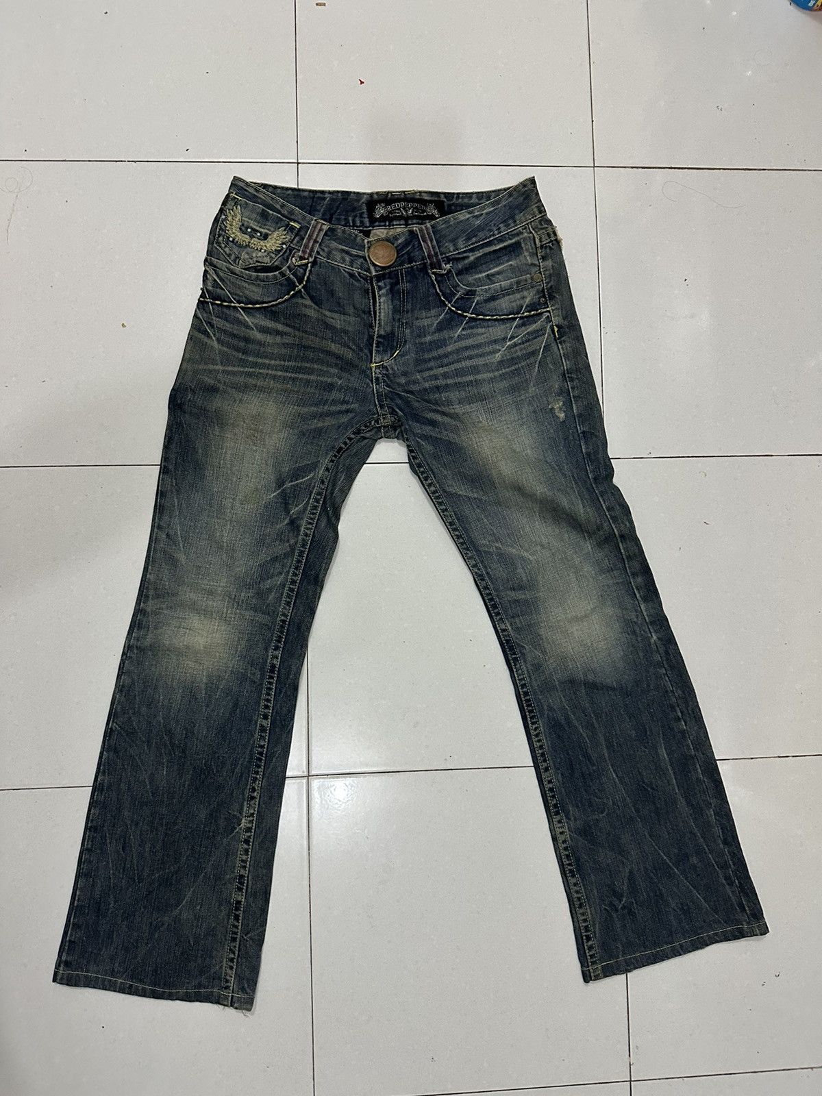 Vintage VTG Distress Red Pepper Japan & Co Jeans Size US 31 - 6 Thumbnail