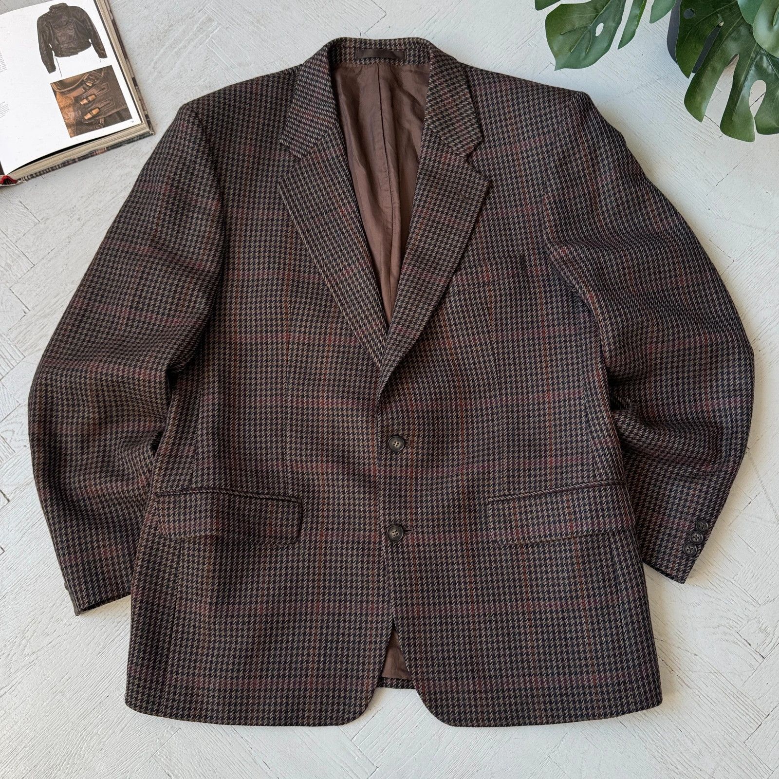 Vintage Vintage Pure Wool Plaid Jacket Ivy Quiet Luxury British Fit Size US M / EU 48-50 / 2 - 1 Thumbnail