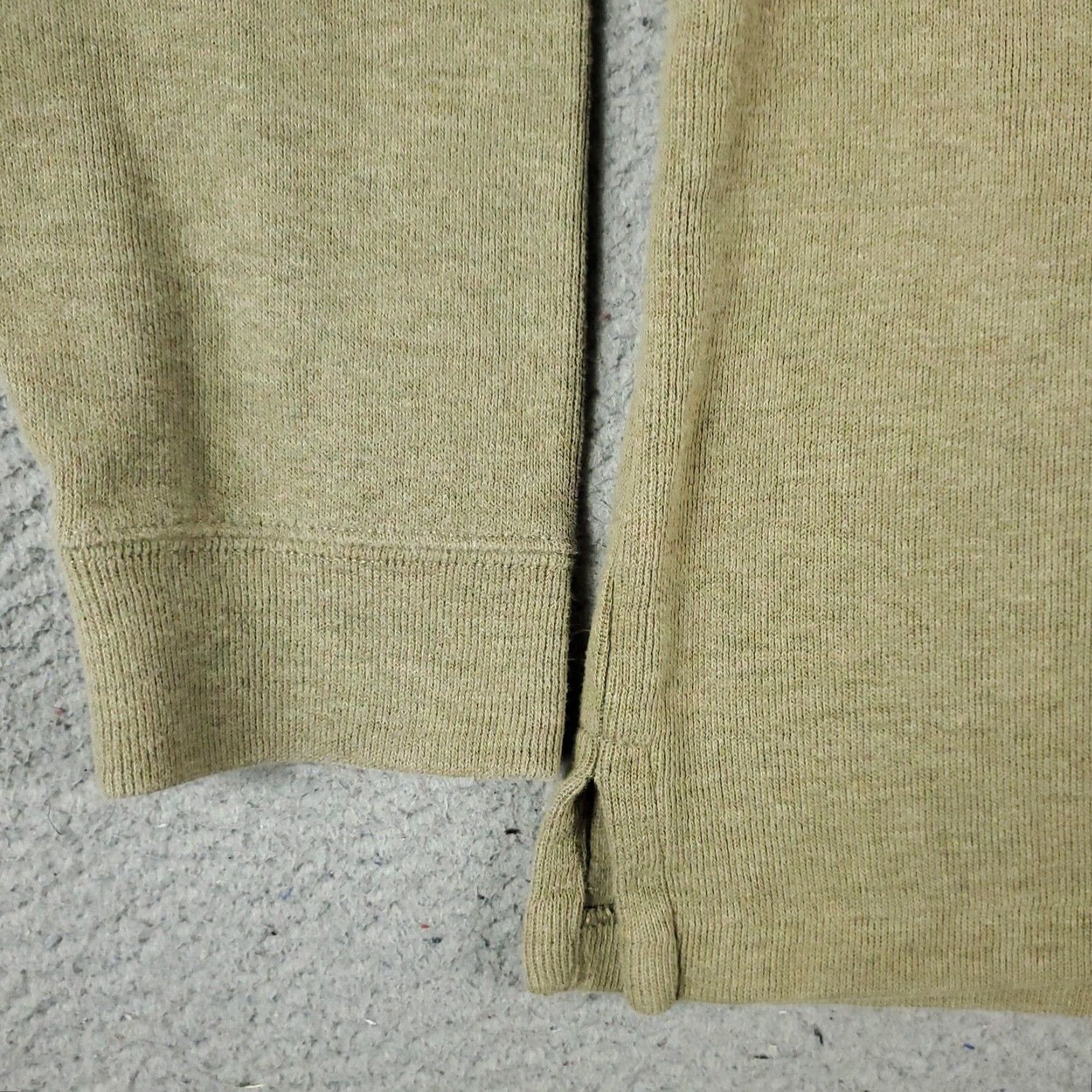 Ralph Lauren Ralph Lauren Beige Mens Large Pony 1/4 Zip Pullover Sweater Casual Long Sleeve Cotton Size US L / EU 52-54 / 3 - 4 Thumbnail