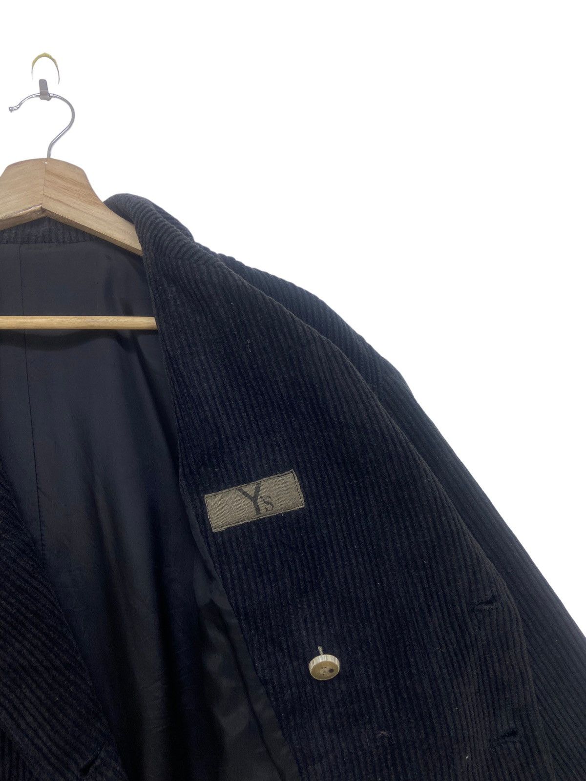 Yohji Yamamoto Vintage 80s Y’s Yohji Yamamoto Corduroy Cropped Jacket Size US M / EU 48-50 / 2 - 14 Thumbnail