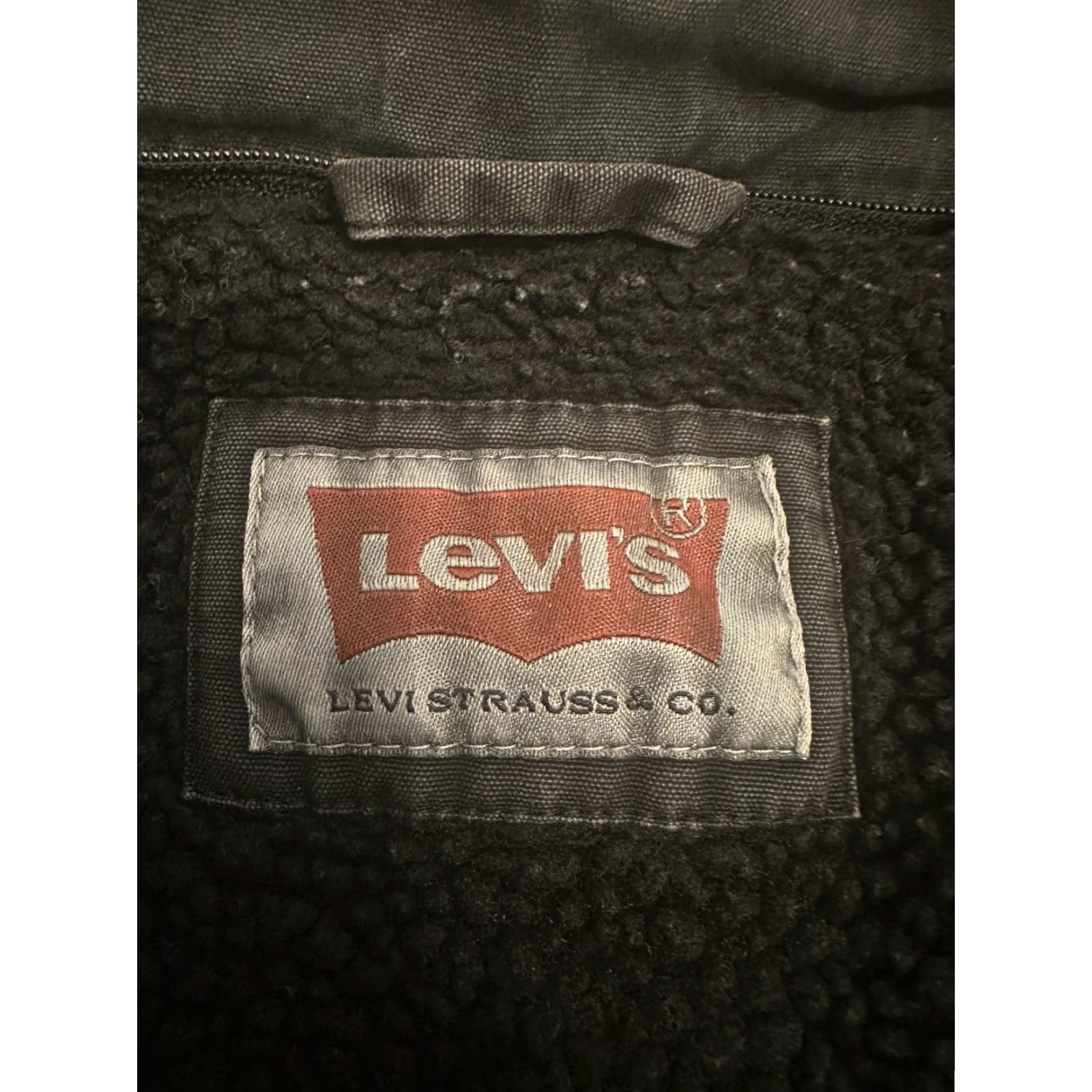 Levi's Levi’s Sherpa Lined Denim Trucker Jacket Black Large Size US L / EU 52-54 / 3 - 5 Thumbnail