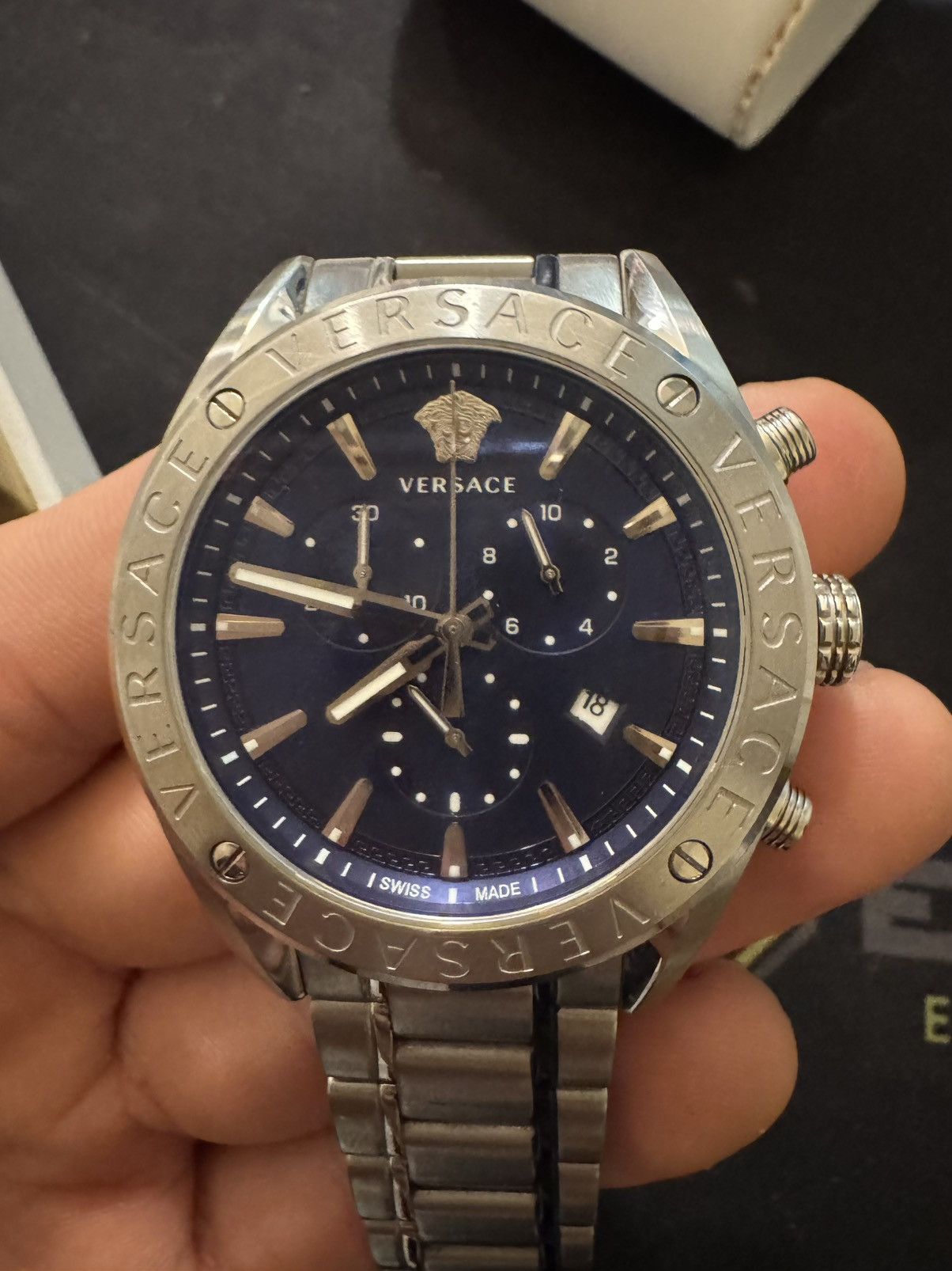 Versace Versace V-Chrono Watch Size 44 - 2 Thumbnail