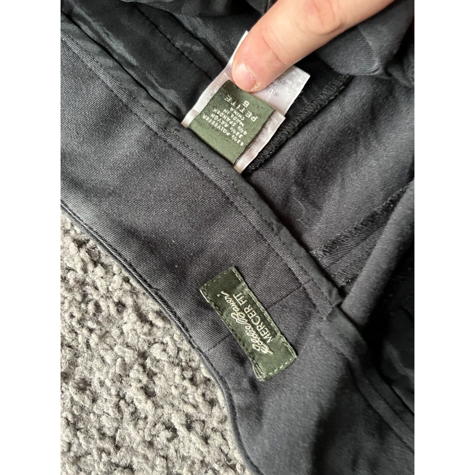 Eddie Bauer Eddie Bauer Gray Solid Cropped Cuffed Pants 6P Petite Mercer Fit Womens Size 28" / US 6 / IT 42 - 5 Thumbnail