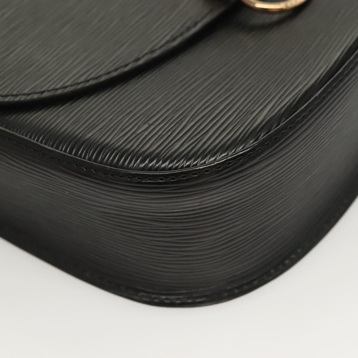 Louis Vuitton LOUIS VUITTON Epi Saint Cloud GM Shoulder Bag Black Noir Size ONE SIZE - 14 Thumbnail