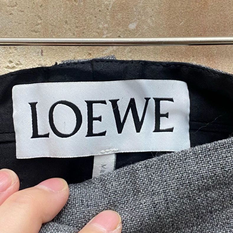 Loewe LOEWE Grey woolen shorts Size 25" / US 0 / IT 36 - 3 Thumbnail