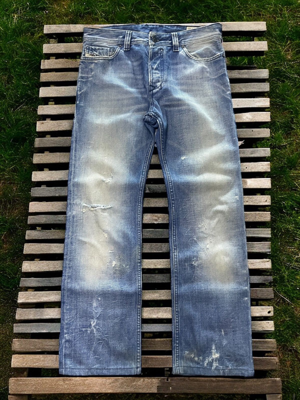 Diesel × Vintage Vintage Diesel Safado mud distressed men jeans pants Size US 30 / EU 46 - 1 Thumbnail