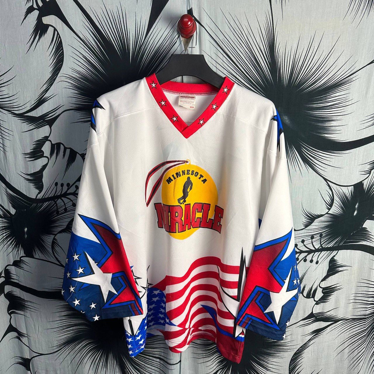 Vintage 90s Iconic Minnesota Miracle Olympic Hockey Jersey