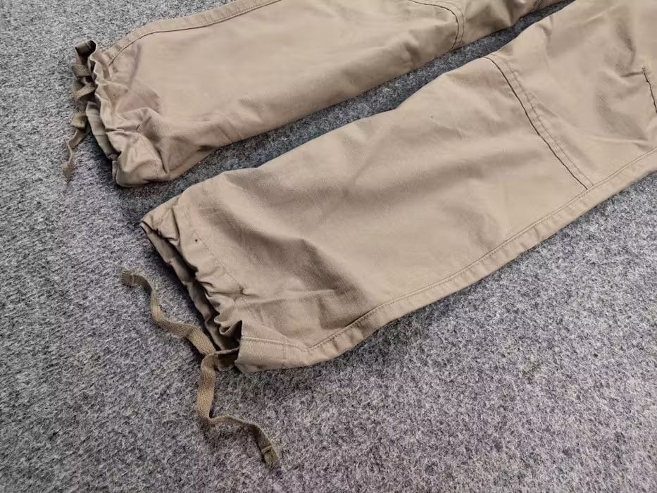 Japanese Brand Vintage 90's Military Ripstop Japan Beige Cargo Pants Size US 32 / EU 48 - 6 Thumbnail