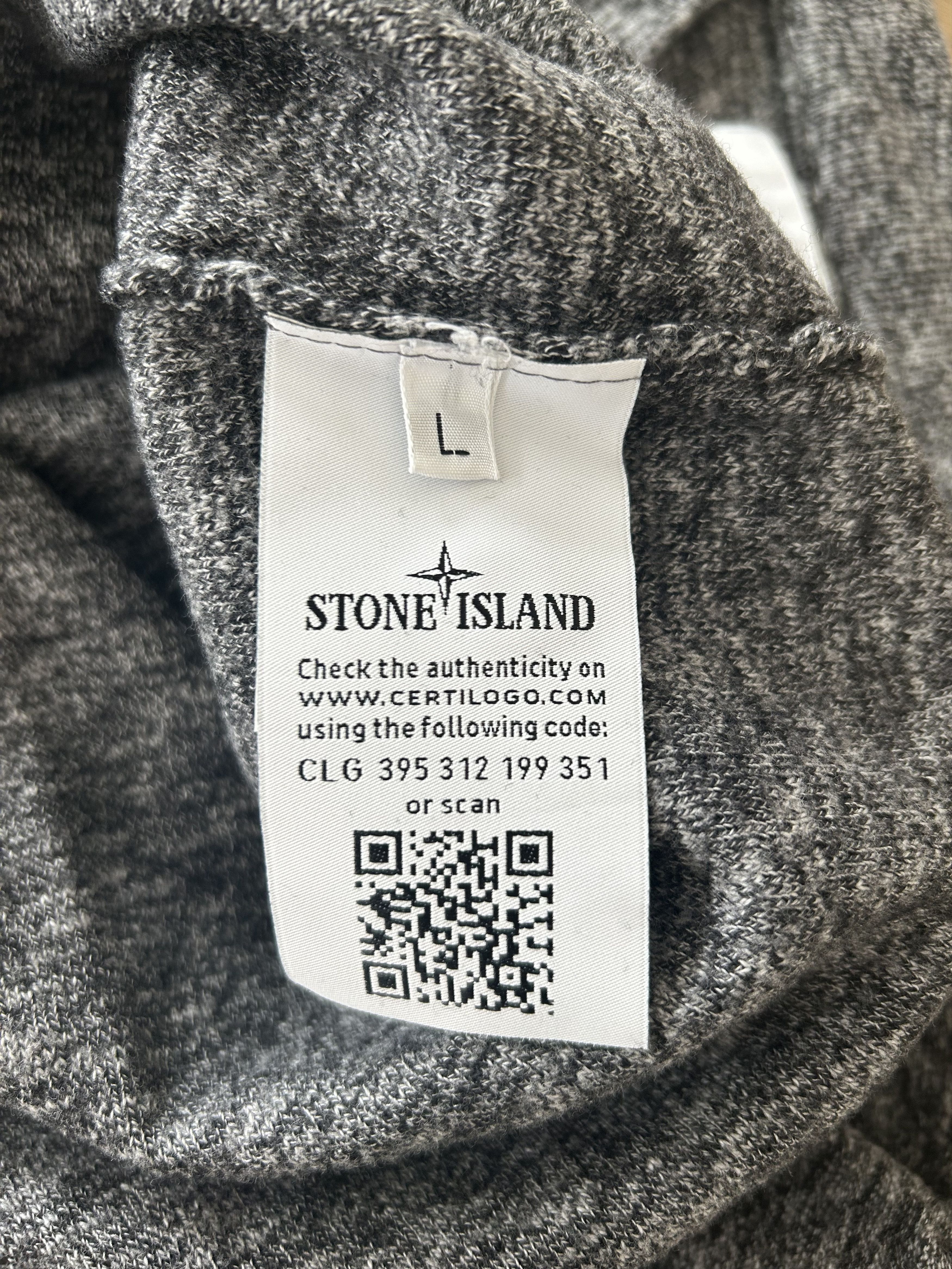 Stone Island Stone Island Grey Knit Crewneck Size US M / EU 48-50 / 2 - 5 Thumbnail
