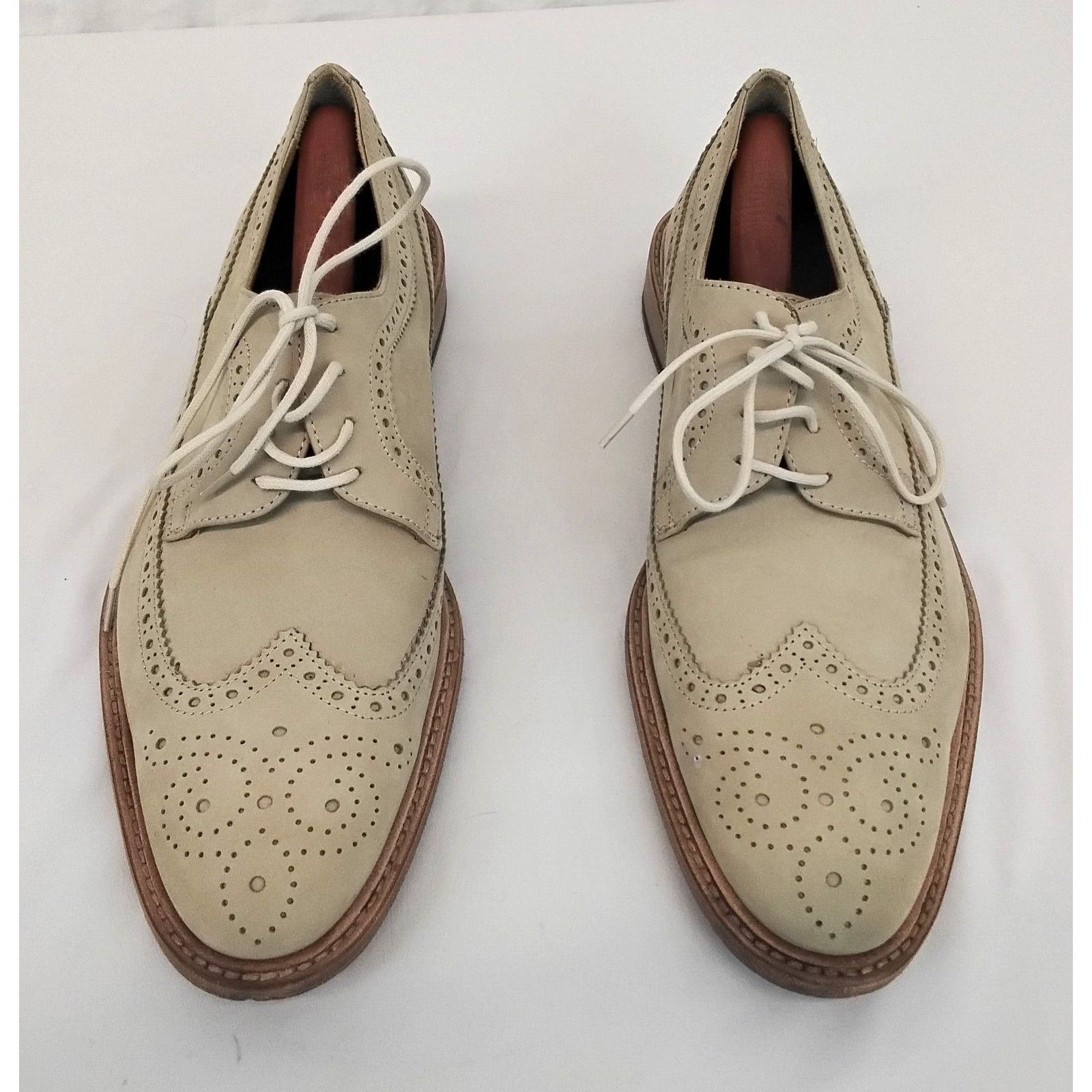 Nordstrom John W. Nordstrom Lucas Dress Shoes Men's Size 9M Sand Suede Size US 9 / EU 42 - 7 Thumbnail