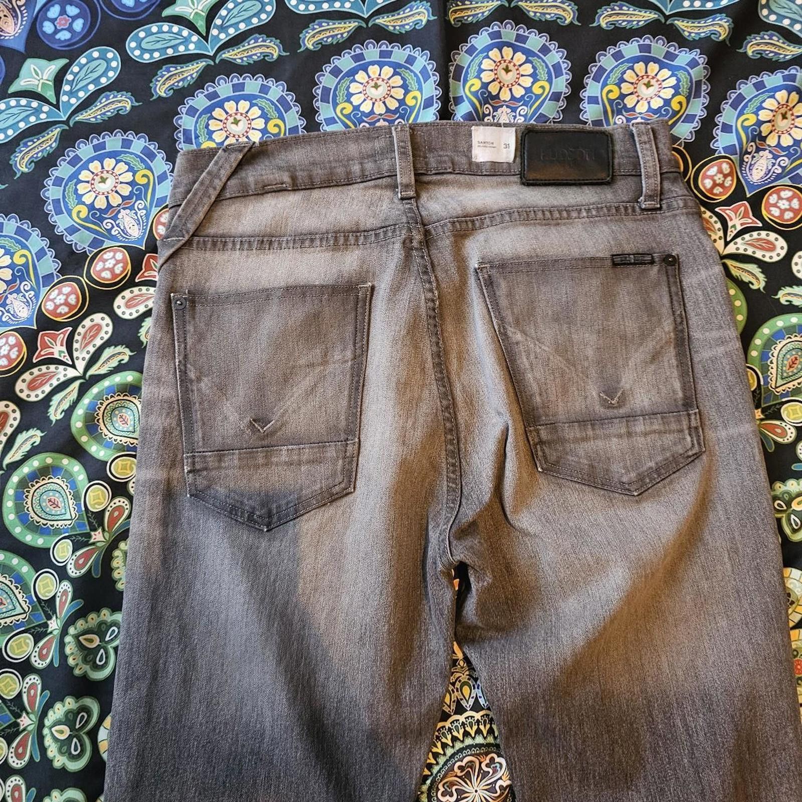 Hudson Hudson Men's Black/Grey Jeans Size US 31 - 7 Thumbnail