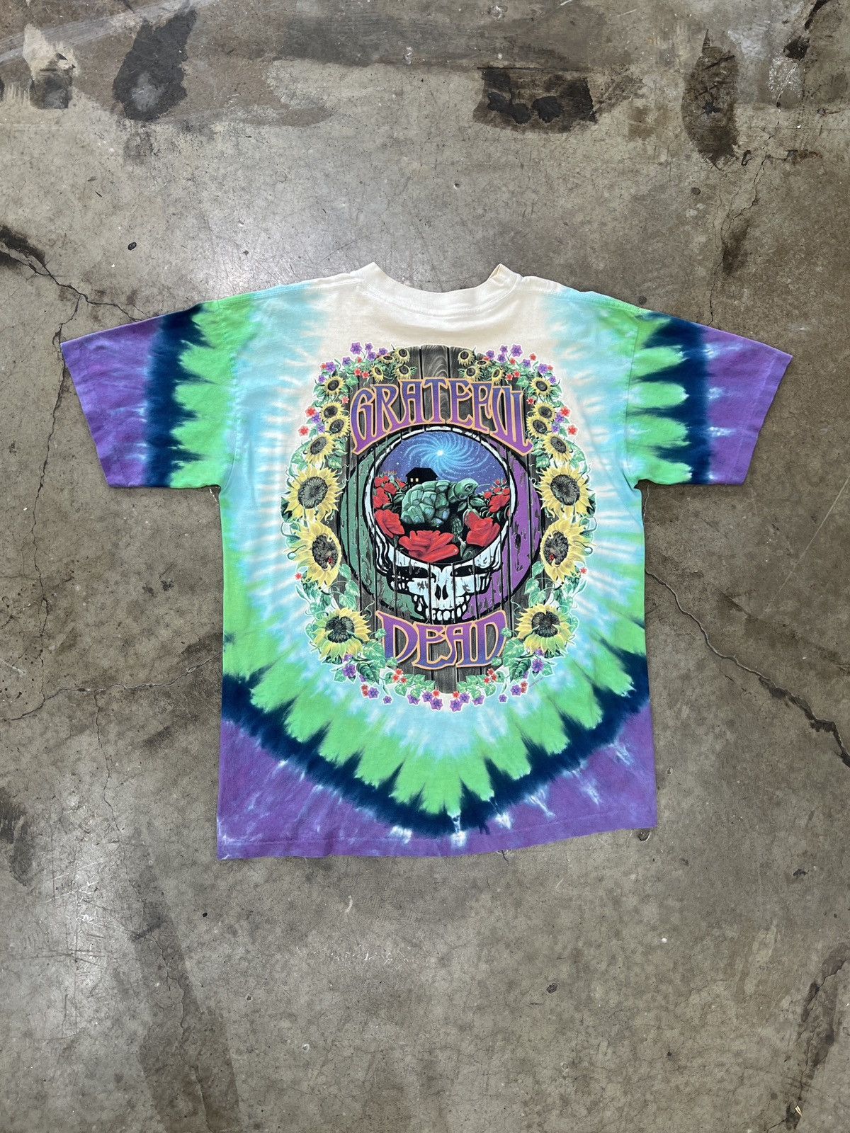 Band Tees Vintage 1999 Grateful Dead Terrapin Station Turtle Tee Large Size US L / EU 52-54 / 3 - 2 Thumbnail