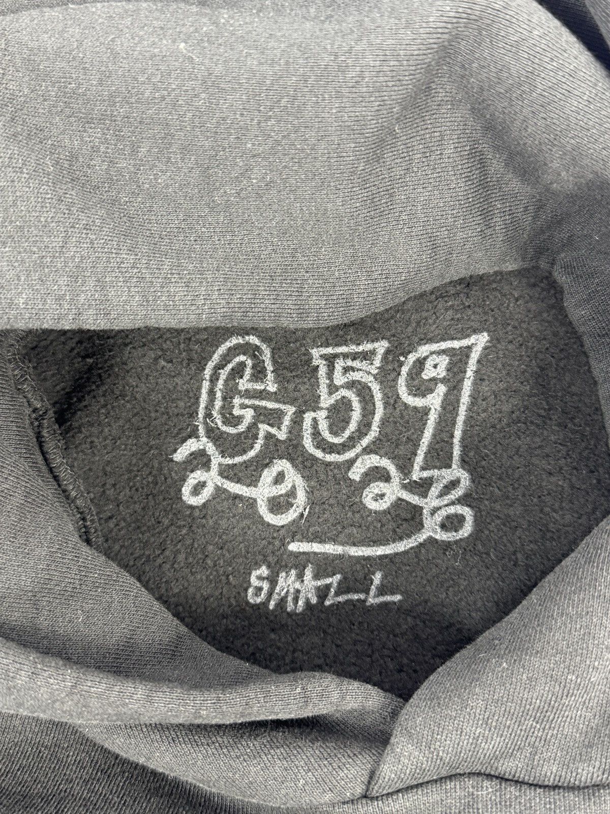 G59 Records ASSPIZZA G59 SKULL TAPE PRINT OVERSIZED HOODIE Size US M / EU 48-50 / 2 - 4 Thumbnail