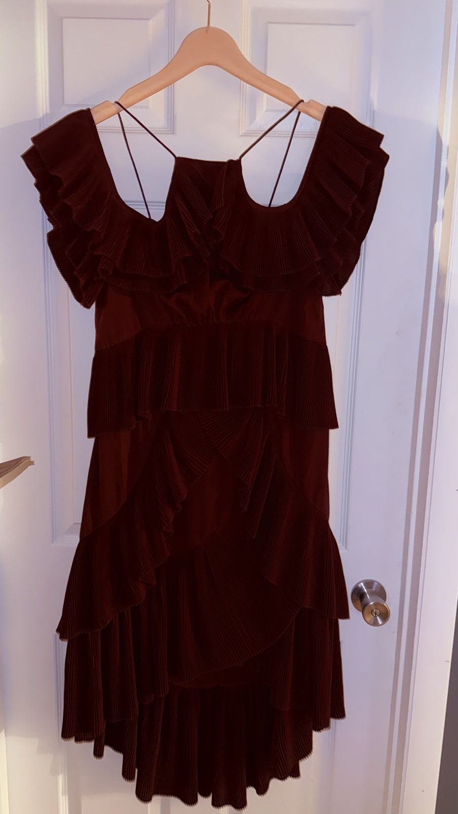 Acler Acler Off the Shoulders Midi Length Dress Size L / US 10 / IT 46 - 4 Thumbnail