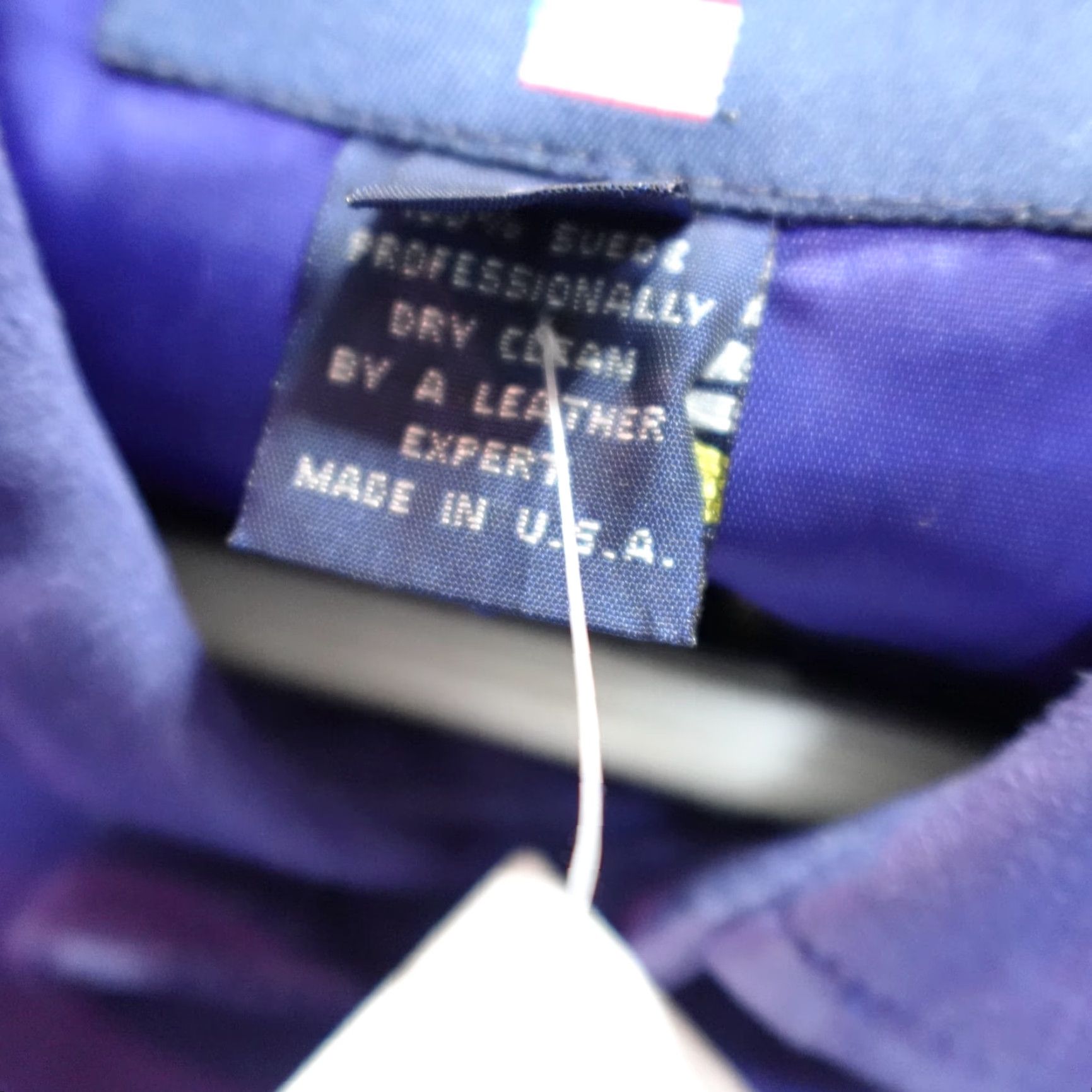 Vintage VINTAGE Polo Sport Jacket Men L Blue Purple Suede NWT 1195 Sports Polo Ralph Lauren Shirt? Size US L / EU 52-54 / 3 - 4 Thumbnail