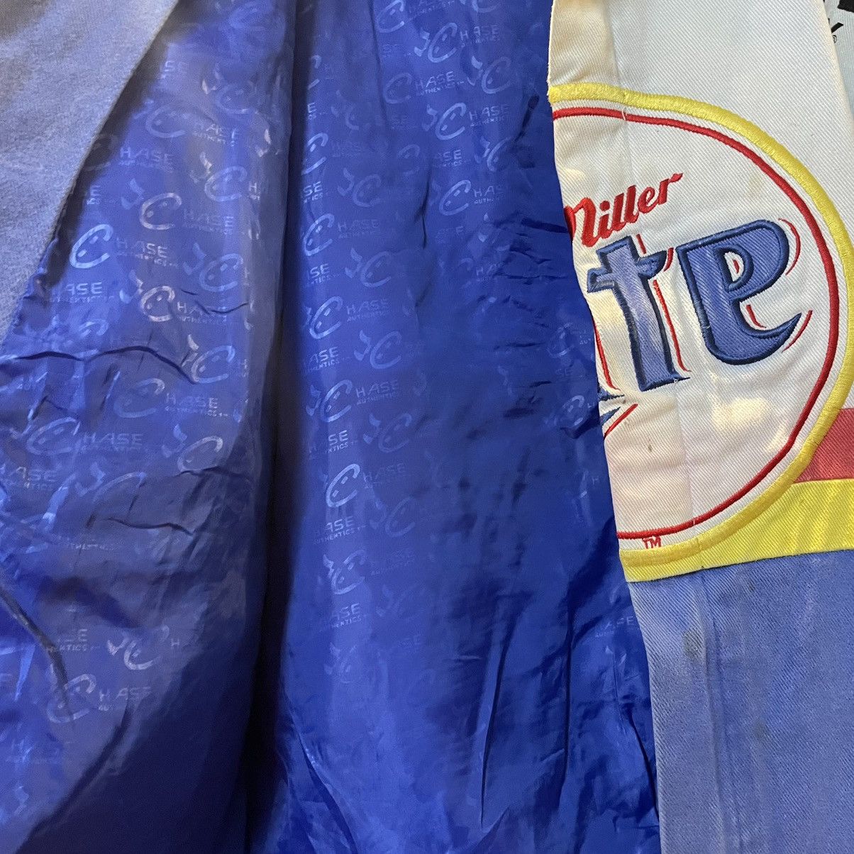 Jeff Hamilton Vintage Jeff Hamilton Miller Lite Nascar Jacket Size US L / EU 52-54 / 3 - 15 Thumbnail
