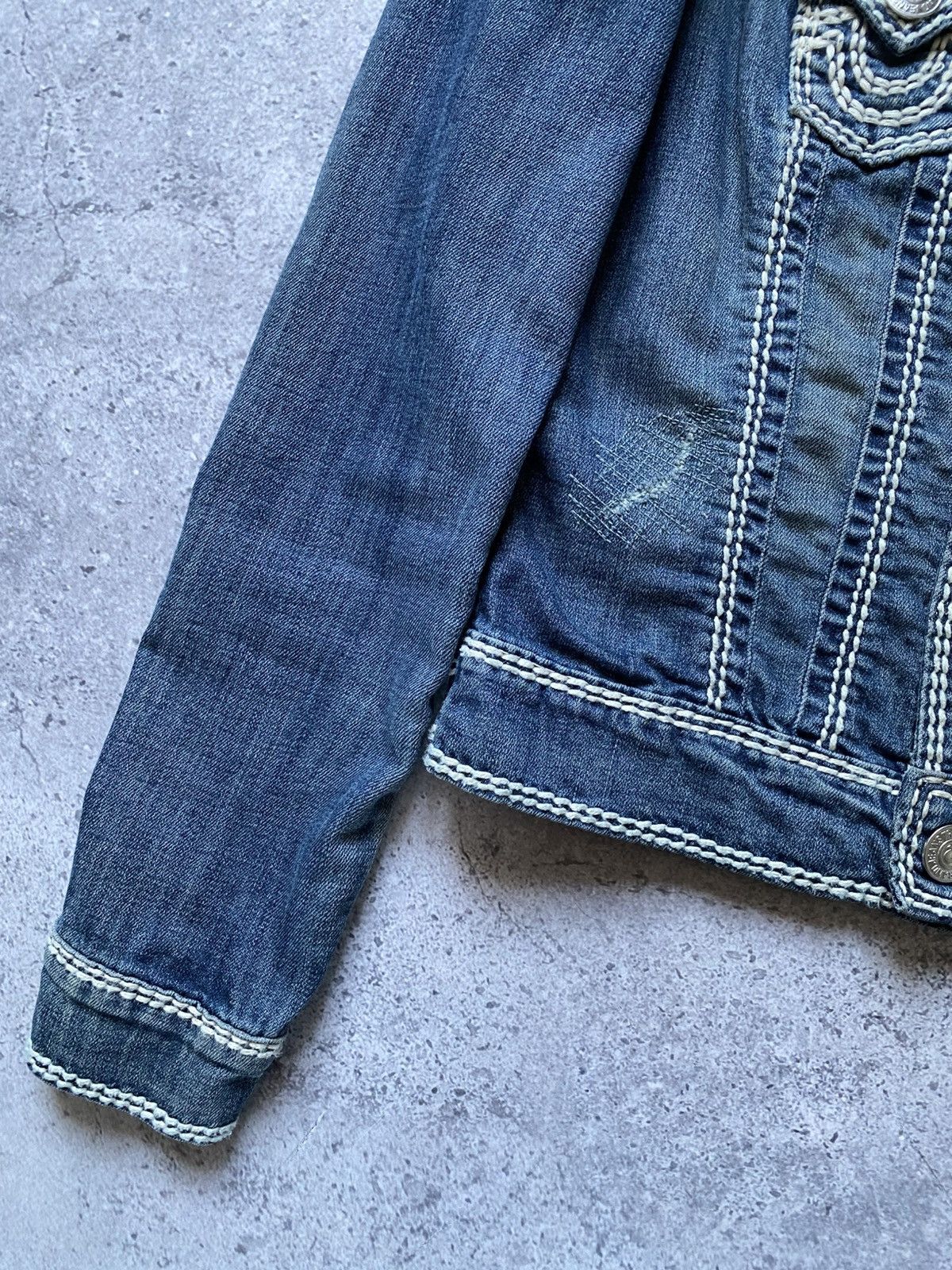 True Religion Vintage True Religion Denim Jacket Women’s Y2K Size XS / US 0-2 / IT 36-38 - 10 Thumbnail