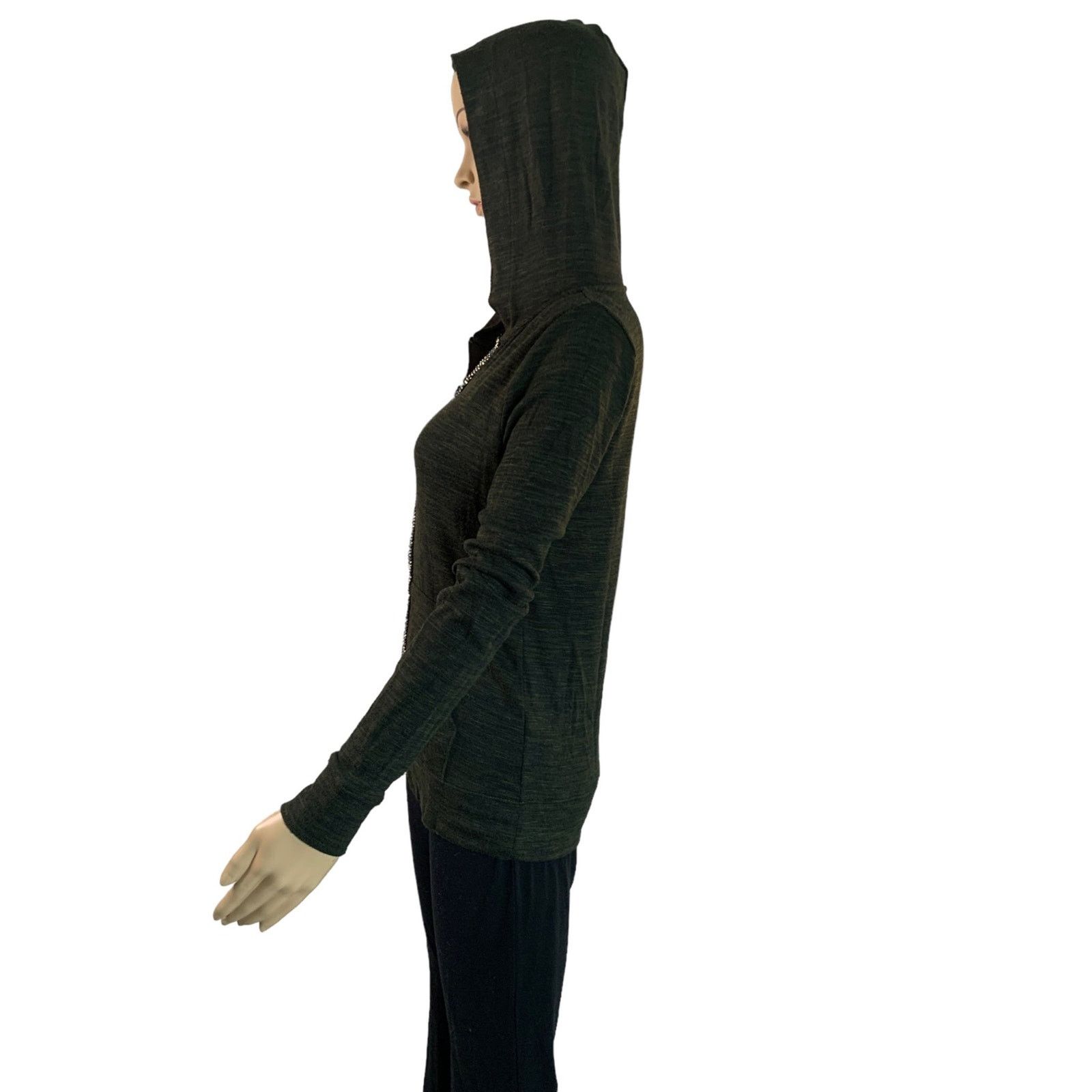 Juicy Couture Juicy Couture Womens Size XS Hooded Jacket studded Pockets Size XS / US 0-2 / IT 36-38 - 9 Thumbnail