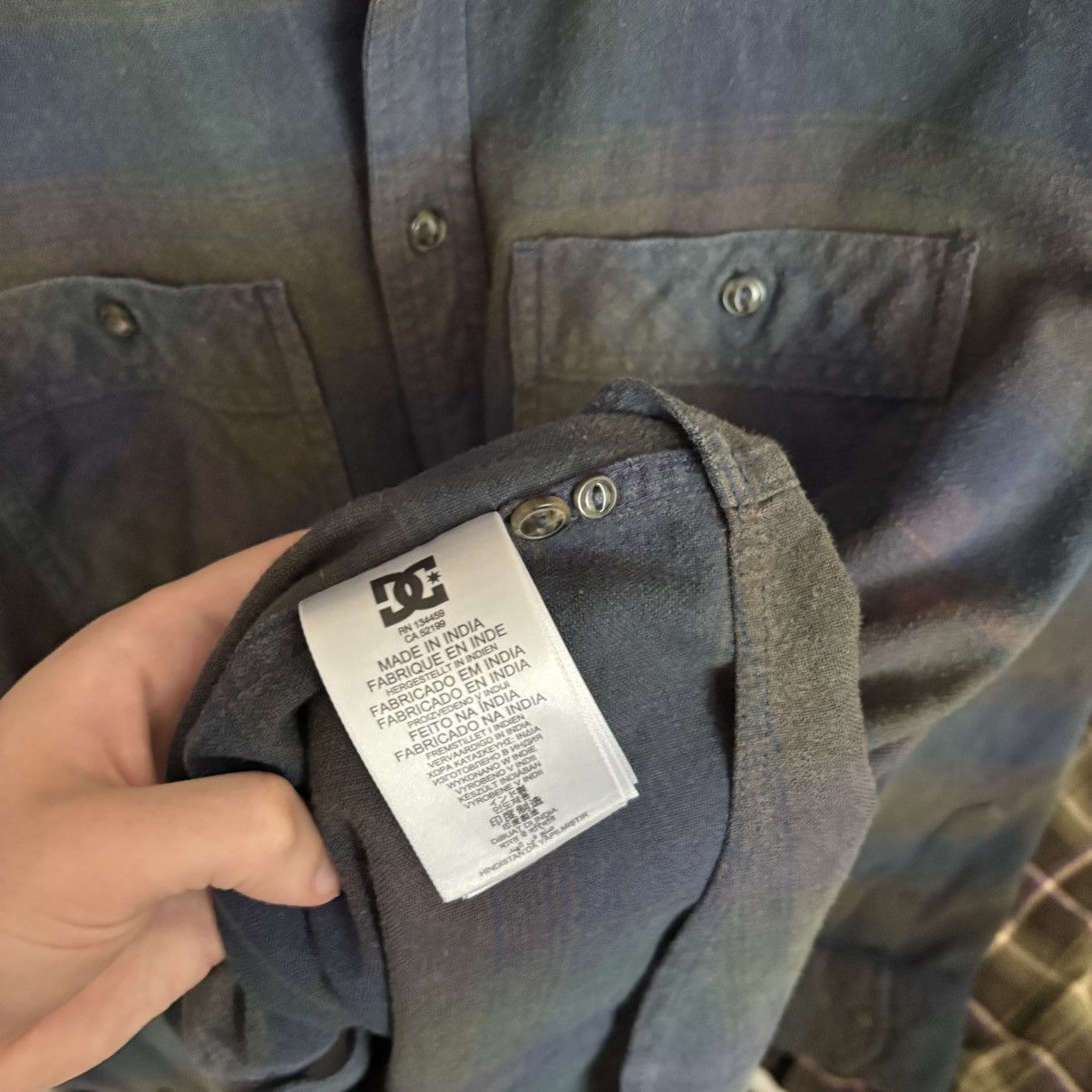 DC DC Flannel Shirt Rare Pattern SK8 Grunge Style Size US L / EU 52-54 / 3 - 7 Thumbnail