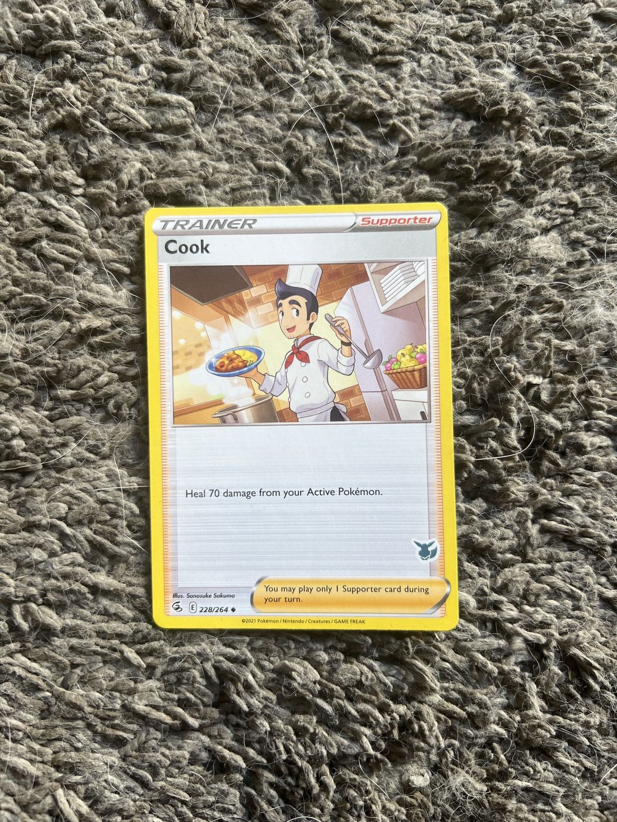 Pokemon 2021 Pokémon Cook Card Size ONE SIZE - 1 Thumbnail
