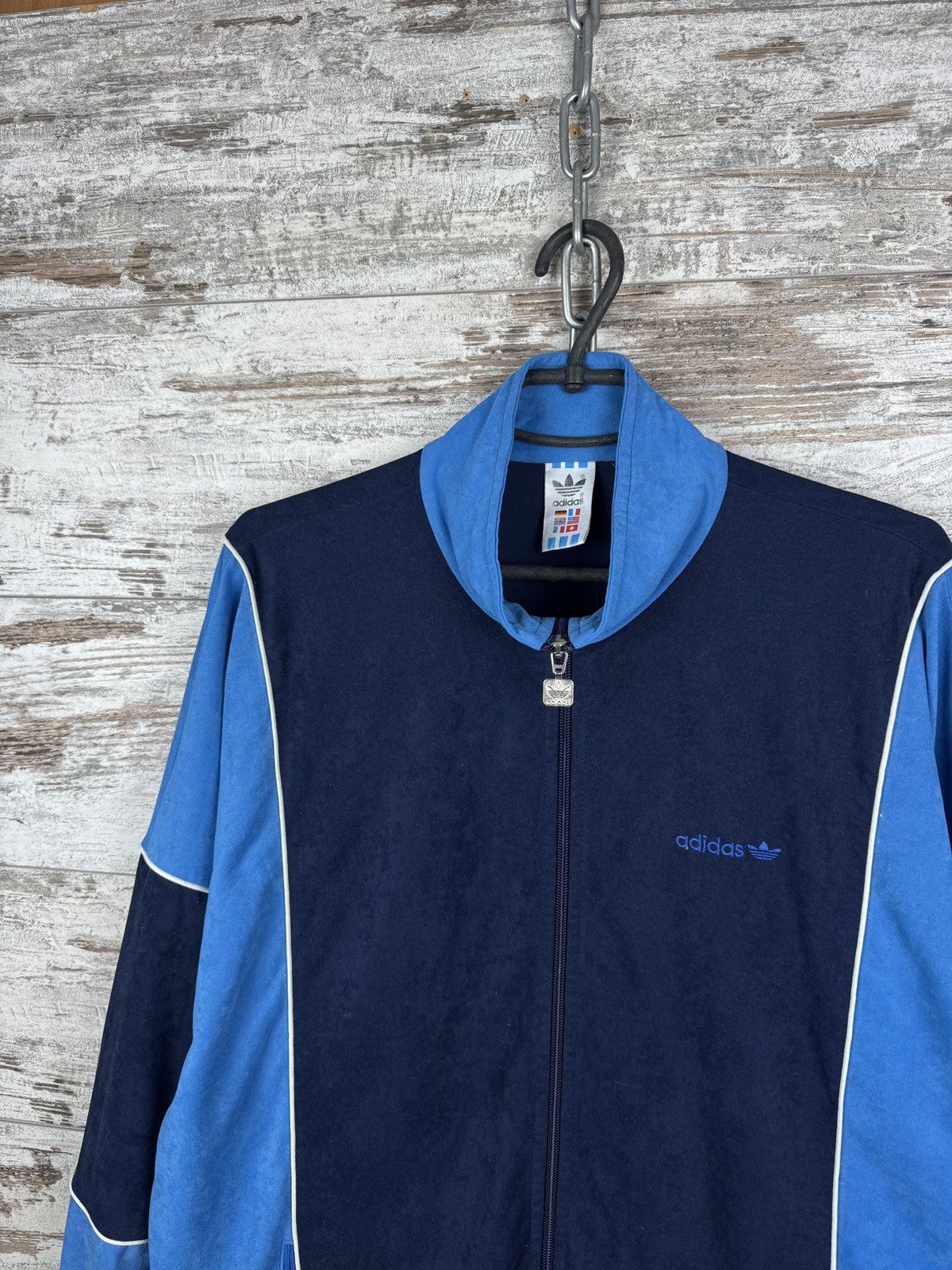 Adidas Mens Adidas track jacket 80s West Germany olympic full zip Size US M / EU 48-50 / 2 - 3 Thumbnail
