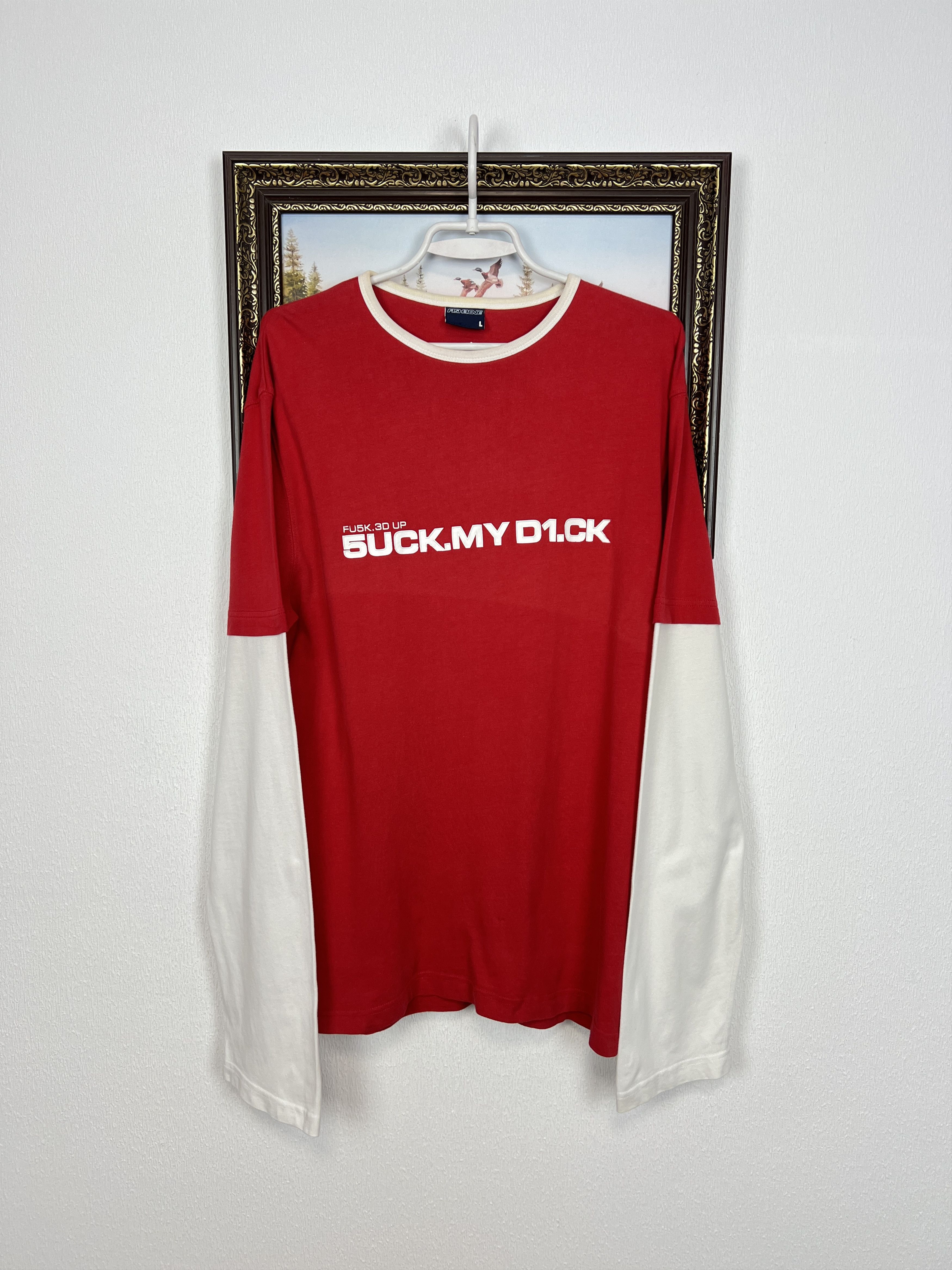 Vintage Vintage Fishbone 5uck My D1ck Tee Shirt Spell Out Size US L / EU 52-54 / 3 - 1 Thumbnail