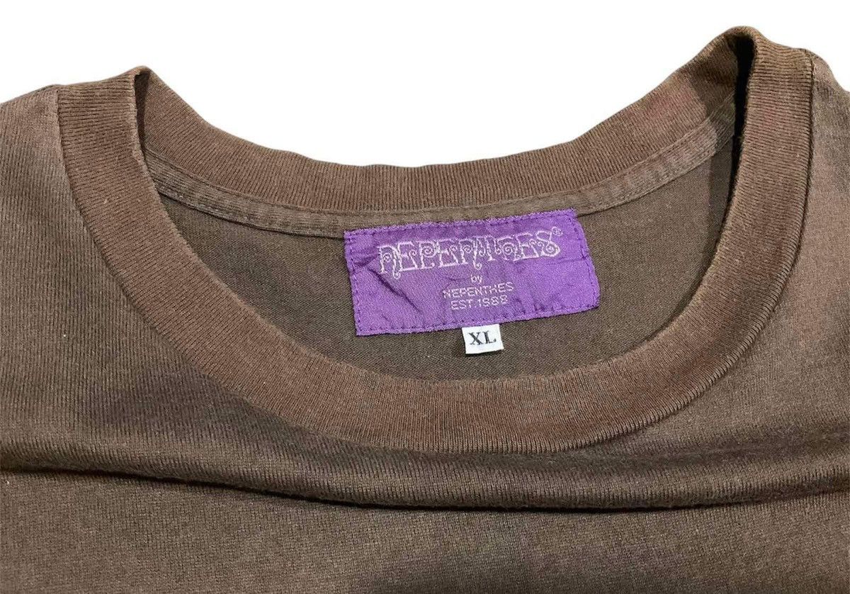 Japanese Brand × Needles × Nepenthes 🔥Y2K Vintage Nepenthes Pocket Tee Embroidered Logo Size US XL / EU 56 / 4 - 4 Thumbnail
