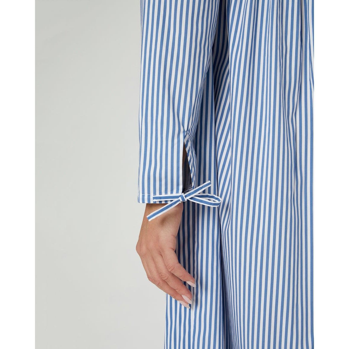 Onia New ONIA Beach Stripe Poplin Maxi Shirtdress $285 LARGE Size L / US 10 / IT 46 - 6 Thumbnail