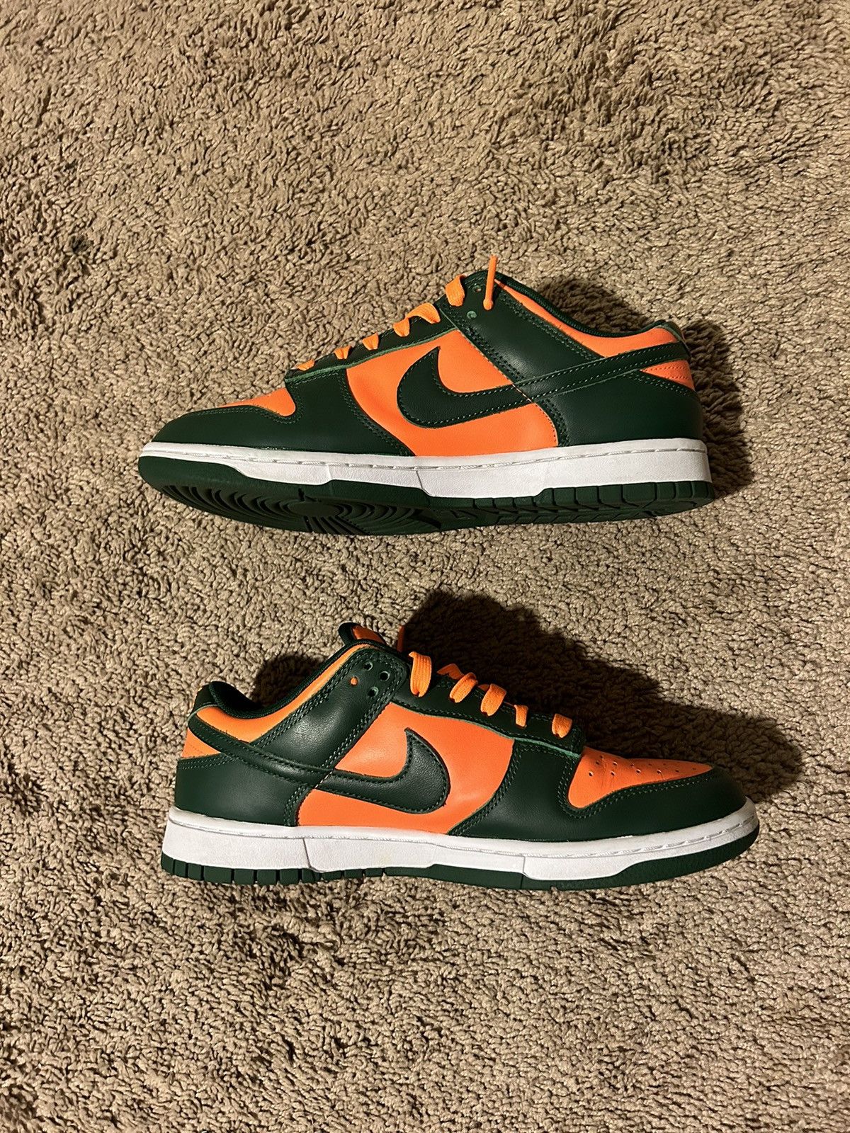 Nike Nike Dunk Low ‘Miami Hurricanes’ (M 9.5) Size US 9.5 / EU 42-43 - 2 Thumbnail