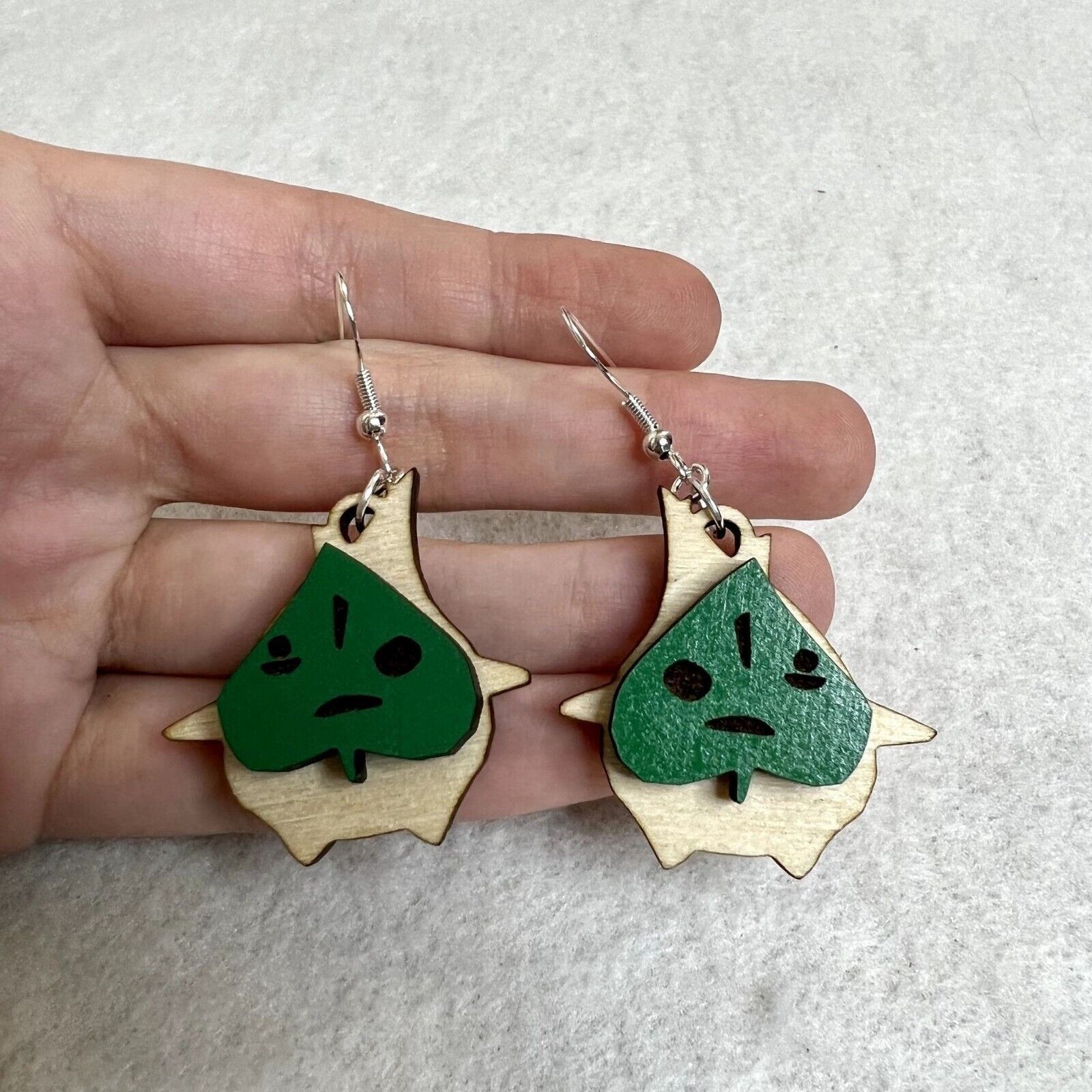 Nintendo Zelda Korok Makar Dangle Earrings Size ONE SIZE - 2 Thumbnail