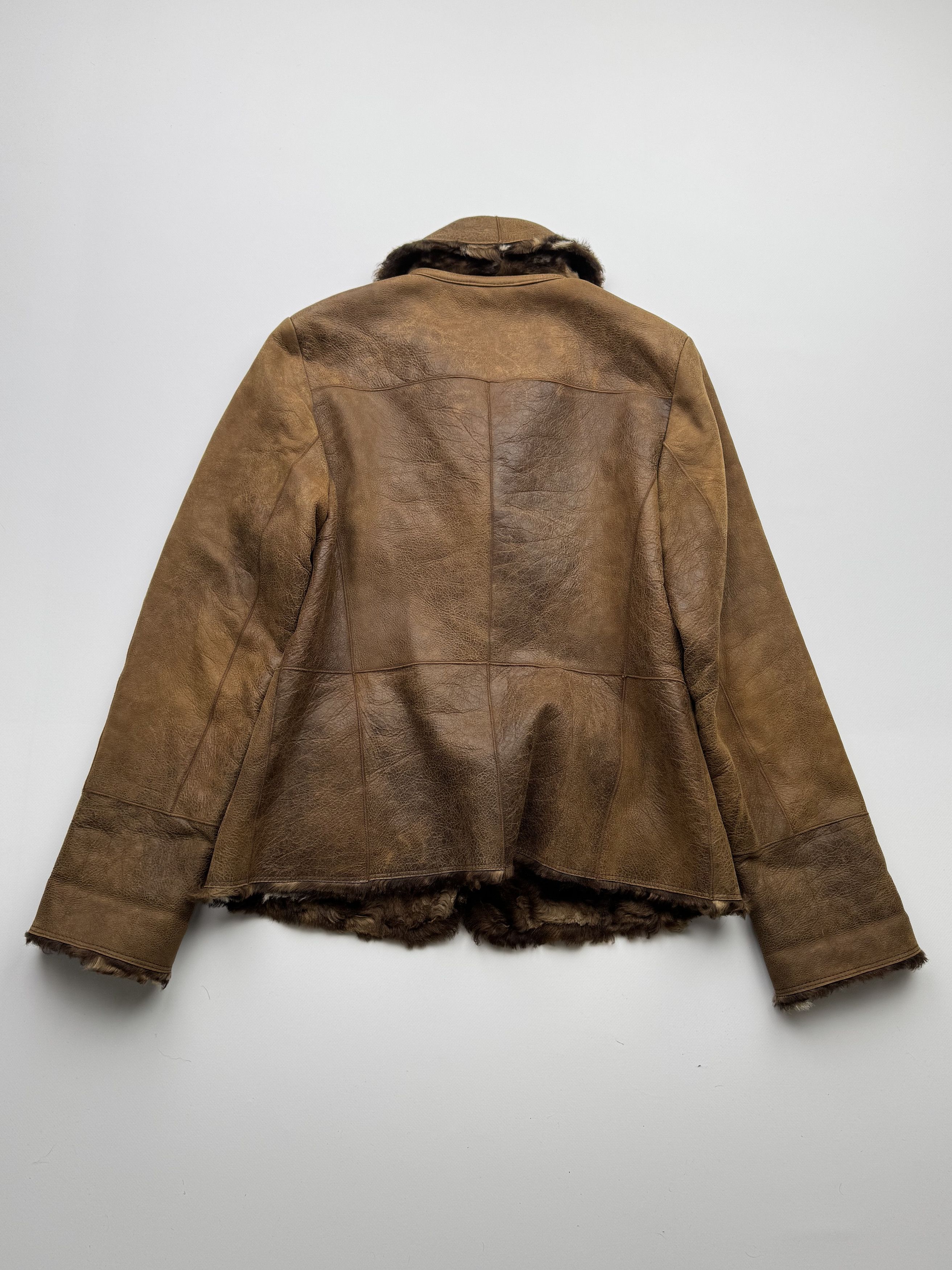Vintage Vintage Real Sheepskin Jacket B124(V317)E2 Size M / US 6-8 / IT 42-44 - 6 Thumbnail