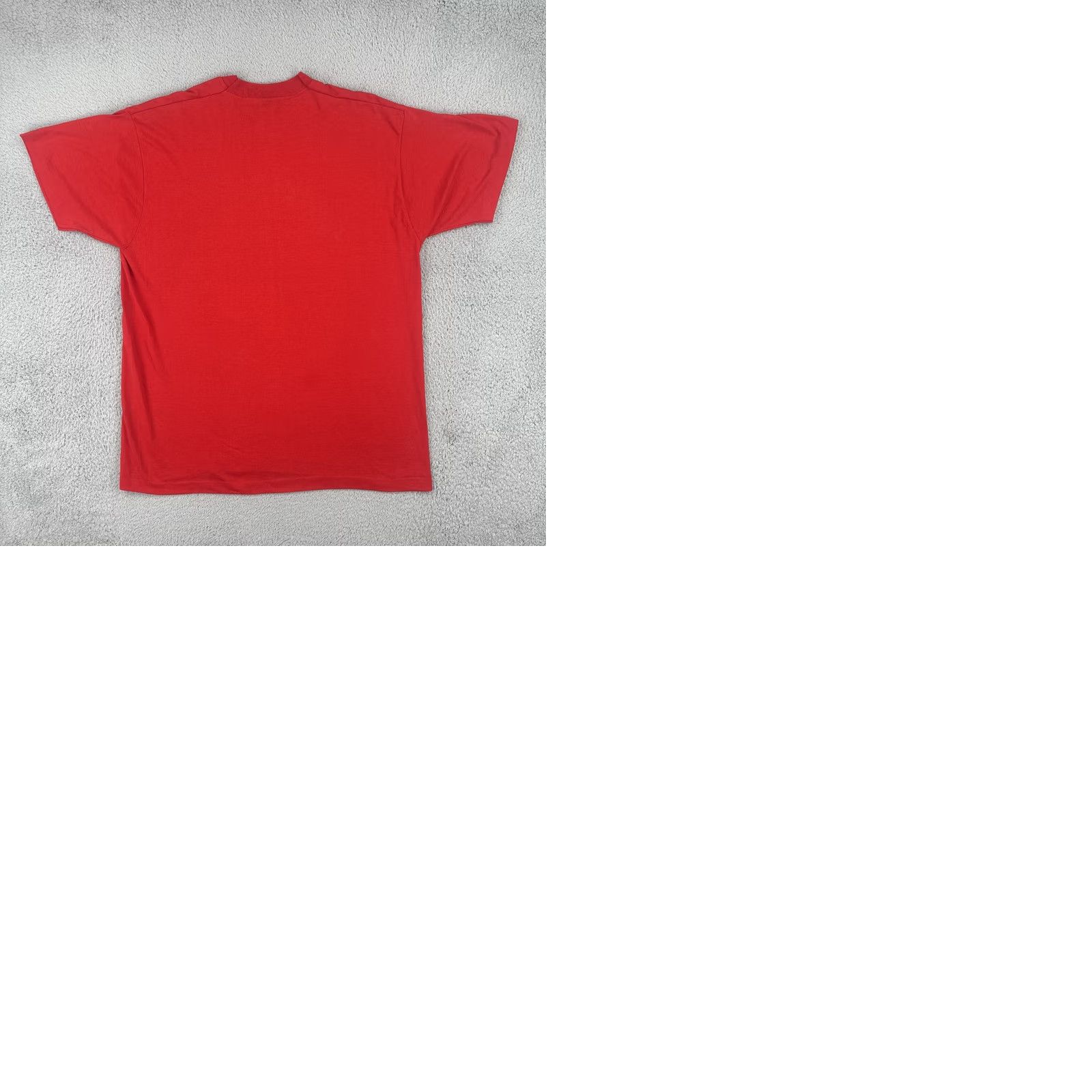 Vintage VINTAGE Screen Stars XXL Red Single Stitch Shirt Men 2XL Crew Neck Short Sleeve Cotton Knit Rock Camp Size US XXL / EU 58 / 5 - 10 Thumbnail